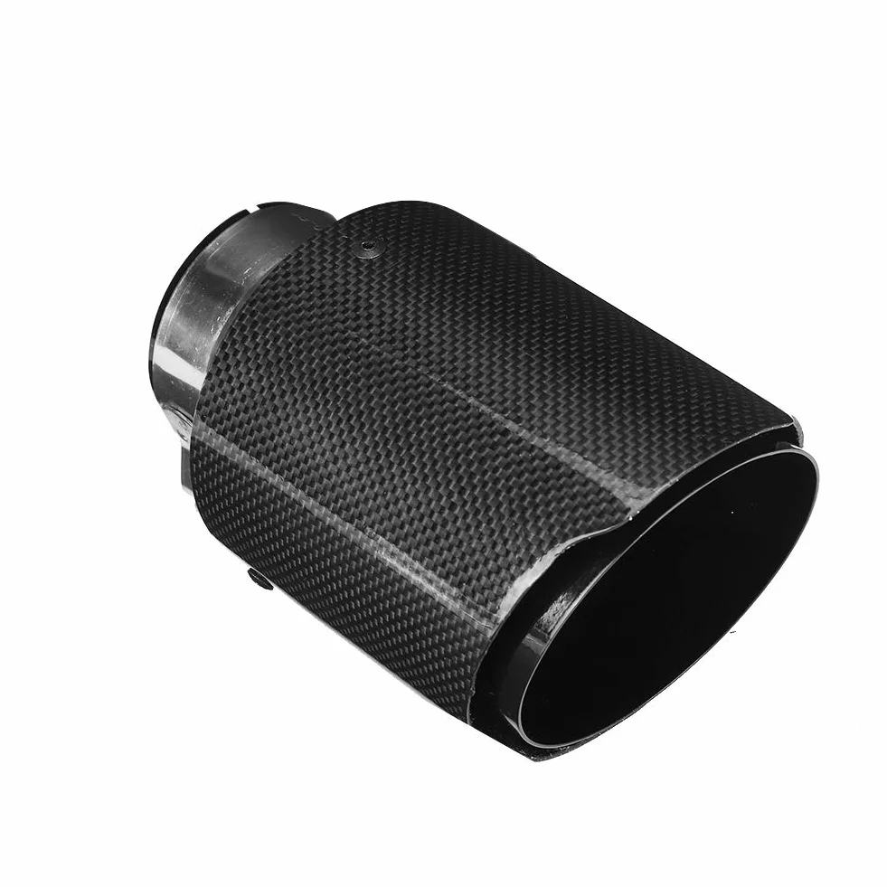 Końcówka Rury Wydechowej, Uniwersalna Końcówka Rury Wydechowej Akcesoria do Modyfikacji Samochodów 63mm Wlot 101mm Wylot dla Końcówki Rury Wydechowej Końcówka Rury Wydechowej Końcówka Rury Wydechowej