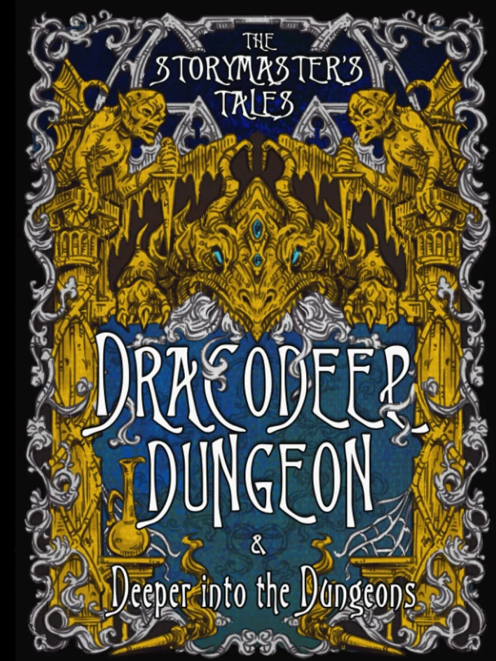 The Storymaster's Tales "Dracodeep Dungeon" & "Deeper into the Dungeons". Main game and Expansion: Become a Hero in a Grimm Kids & Family Tabletop RPG Game. Solo-5 Players