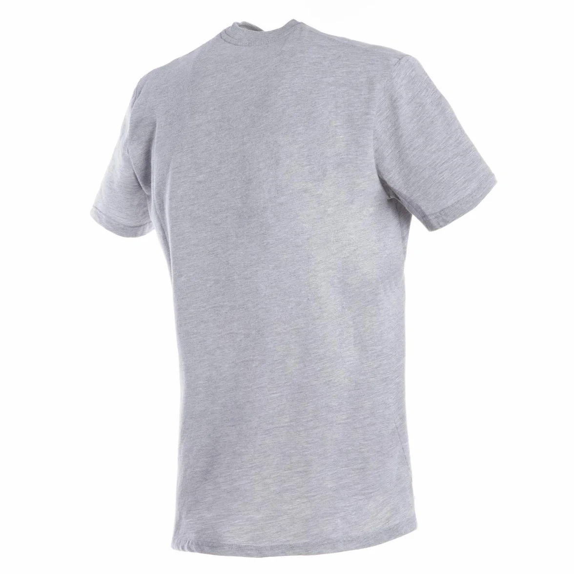 Dainese - Męski T-shirt motocyklowy z krótkimi rękawami, koszulka dla dorosłych, 100% bawełna, logo, miękka i świeża, klasyczna koszulka motocyklowa, trwały nadruk, szaro-czarny