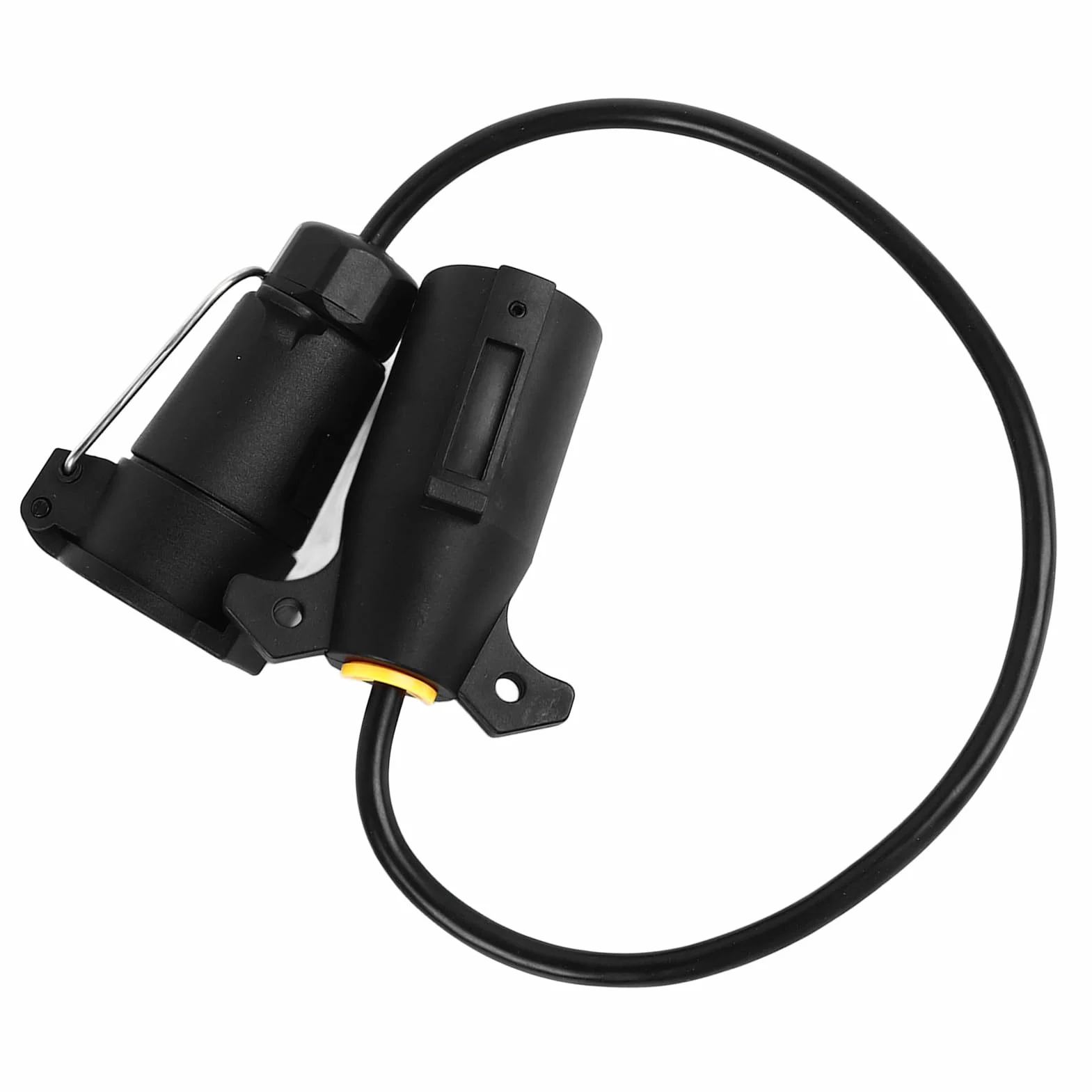 Aramox Adapter Wtyczki Przyczepy 7-pinowy USA na UE Podwójne Złącze