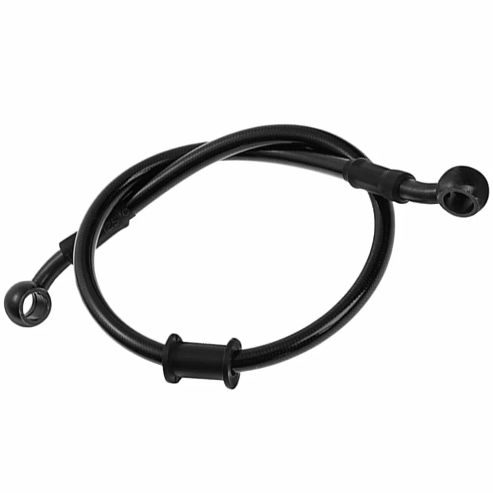 120cm Motocykl Rura Hamulca Oleju Hamulca Motocyklowego Wąż Rura Sprzęgła Hydrauliczny Wzmocniony Hamulec Stalowy Pleciony Motocross Tube Line Czarny