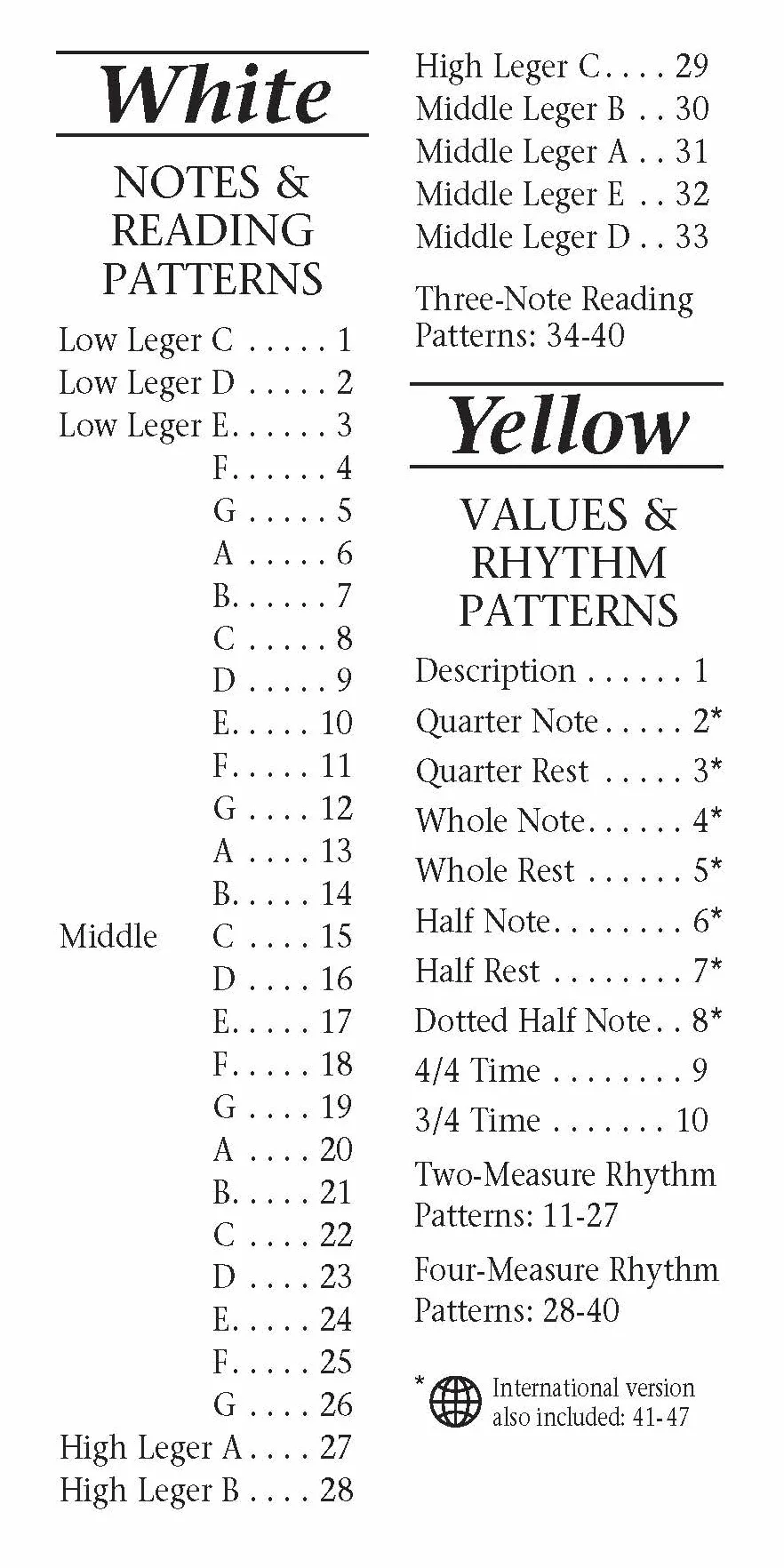 Music flash cards - set a piano: Hal Leonard Student Piano Library