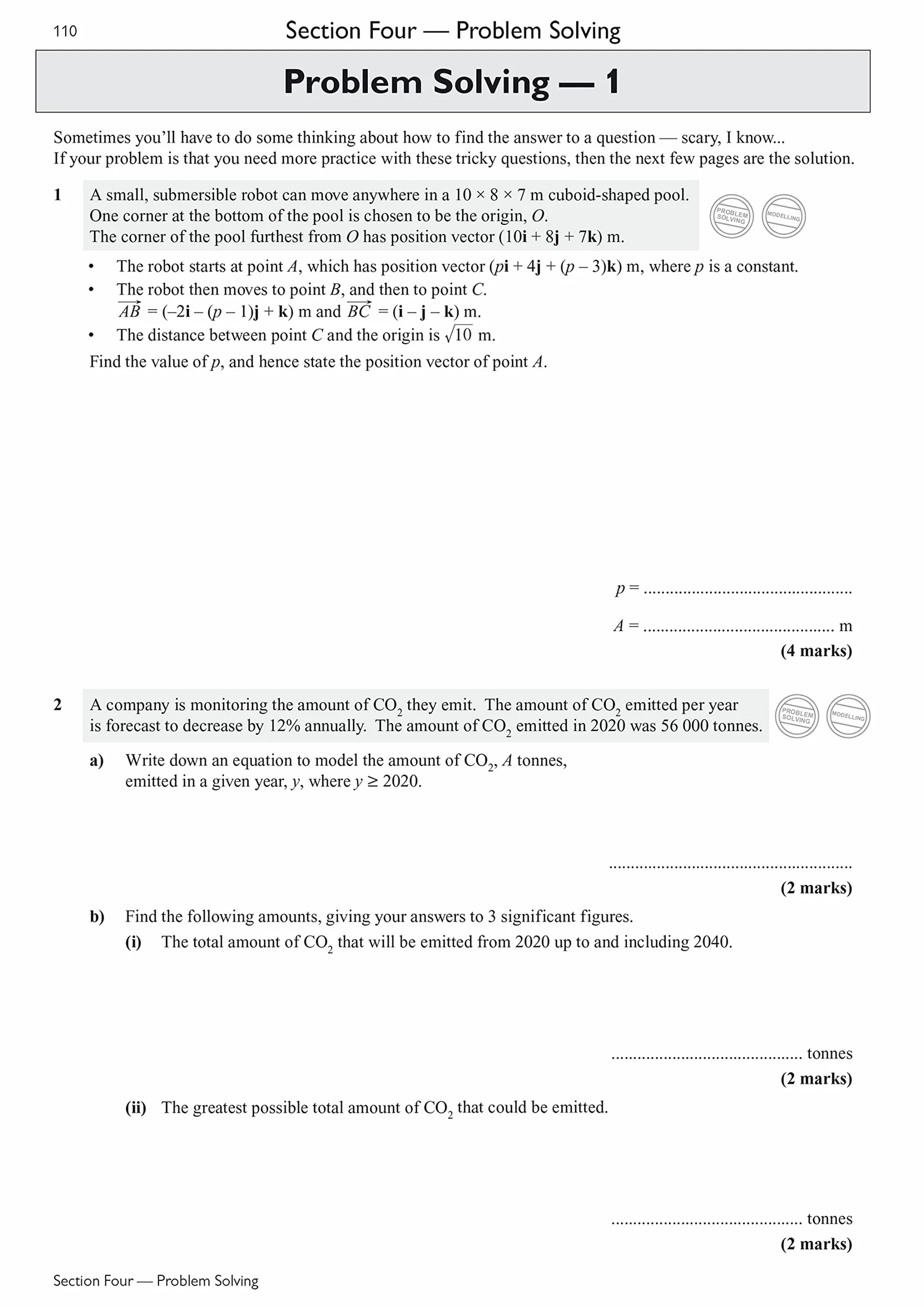 A-Level Maths Edexcel Exam Practice Workbook (includes Answers)