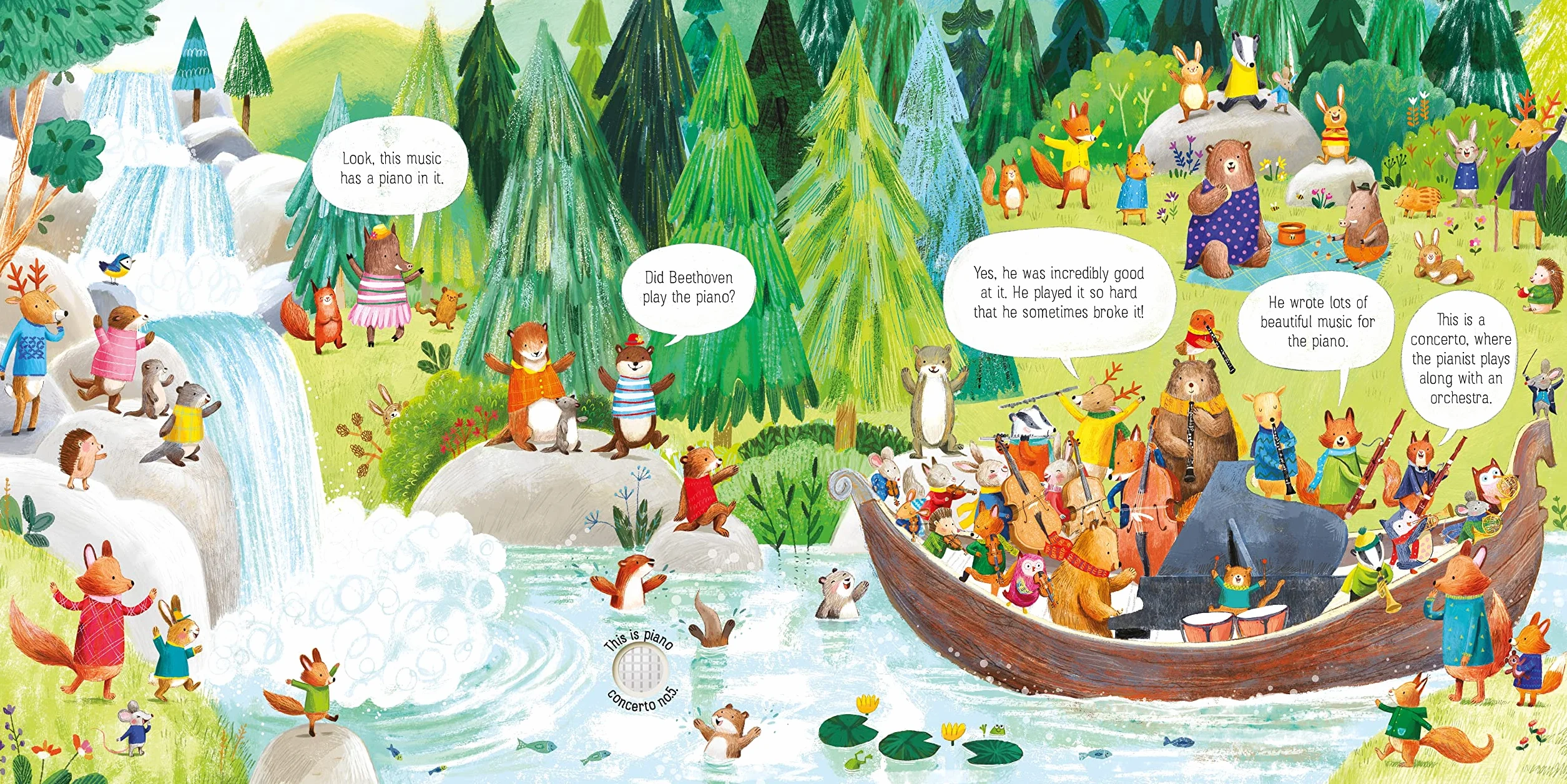 The Animal Orchestra Plays Beethoven (Musical Books): 1