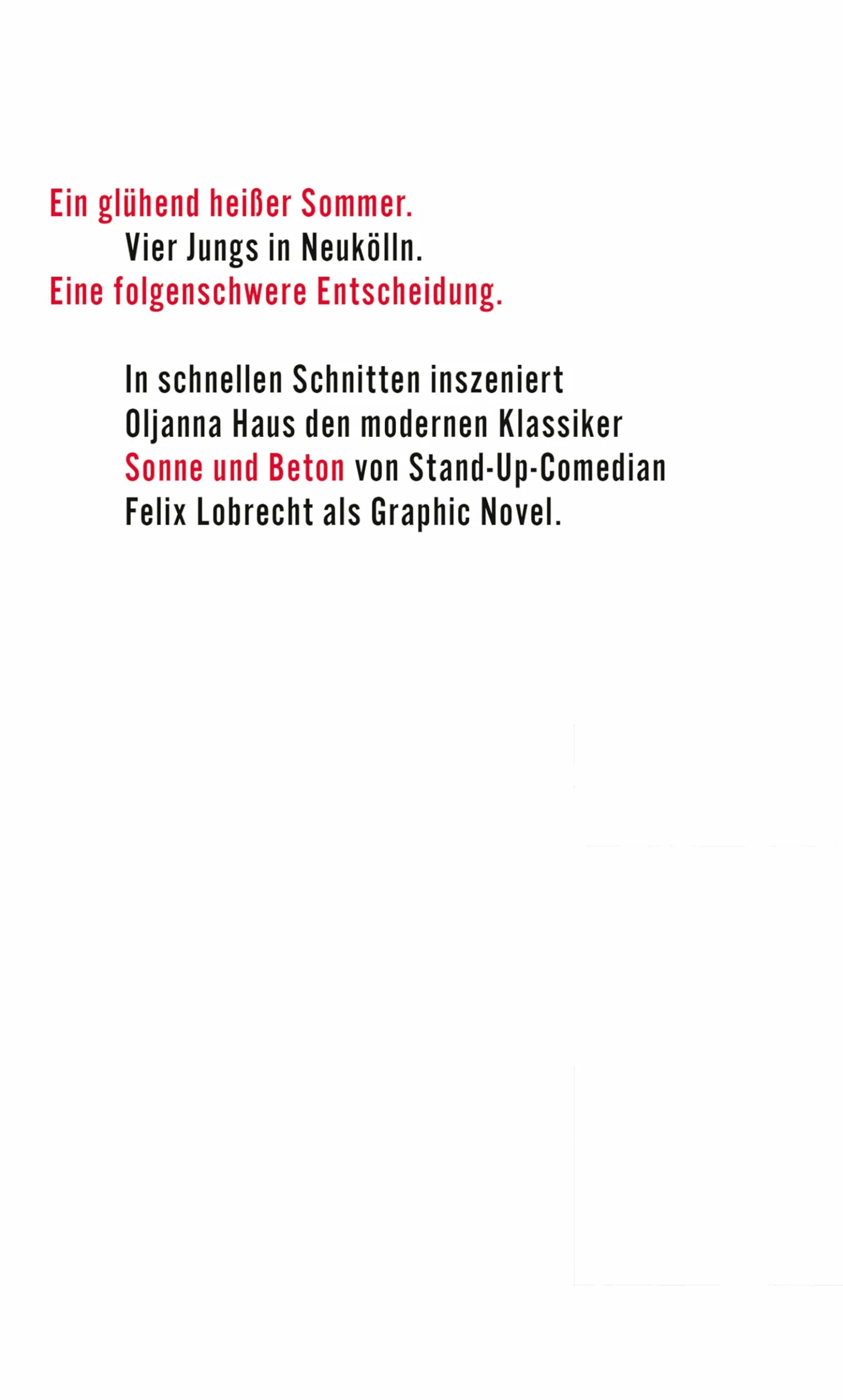 Sonne und Beton - Die Graphic Novel: Der Bestseller im Kino