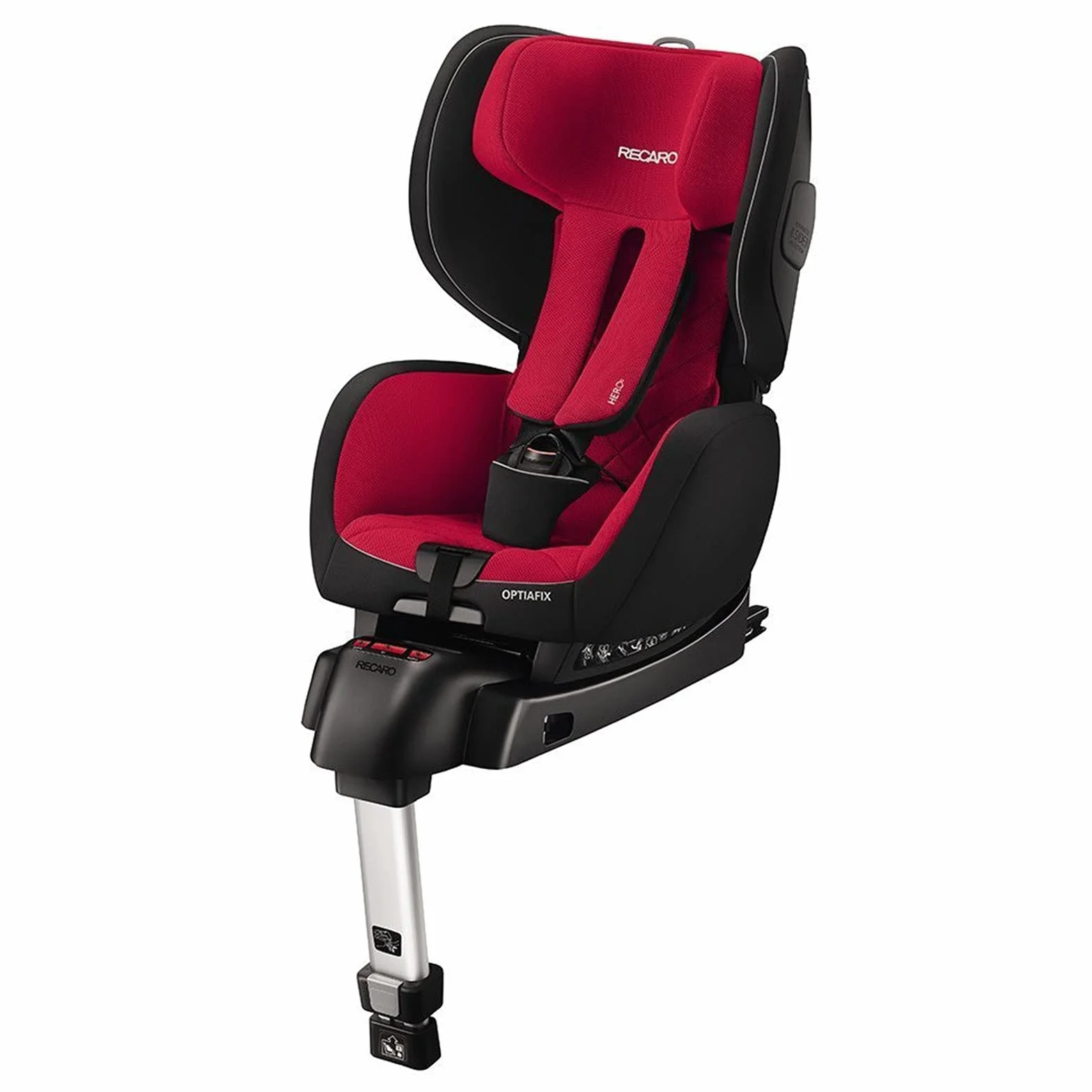 Recaro Optiafix Group 1 fotel samochodowy - czerwony wyścigowy