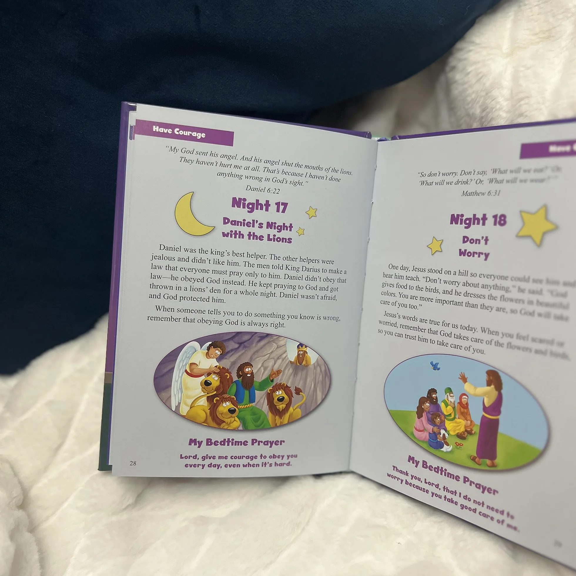 The Beginner's Bible 100 Bedtime Devotions: Thoughts and Prayers to End Your Day