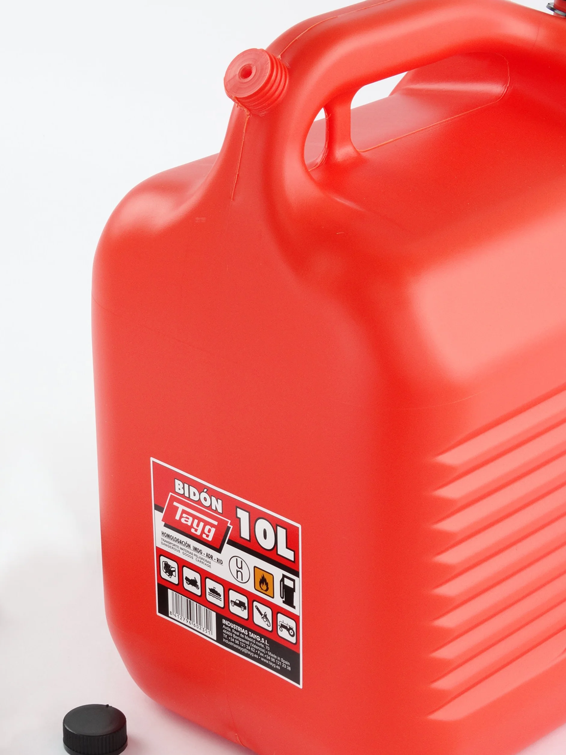 Tayg 602351 Jerrycan z wylewką 10 l, czerwony, 10