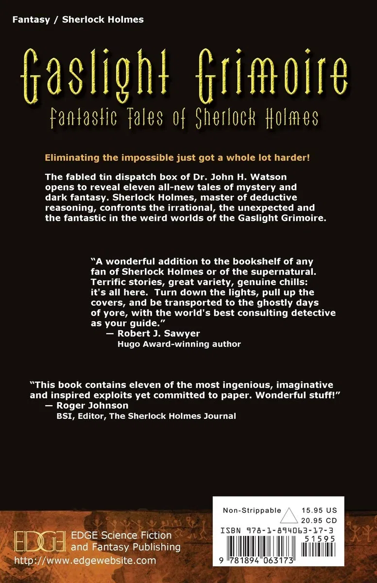 Gaslight Grimoire: Fantastic Tales of Sherlock Holmes: 1