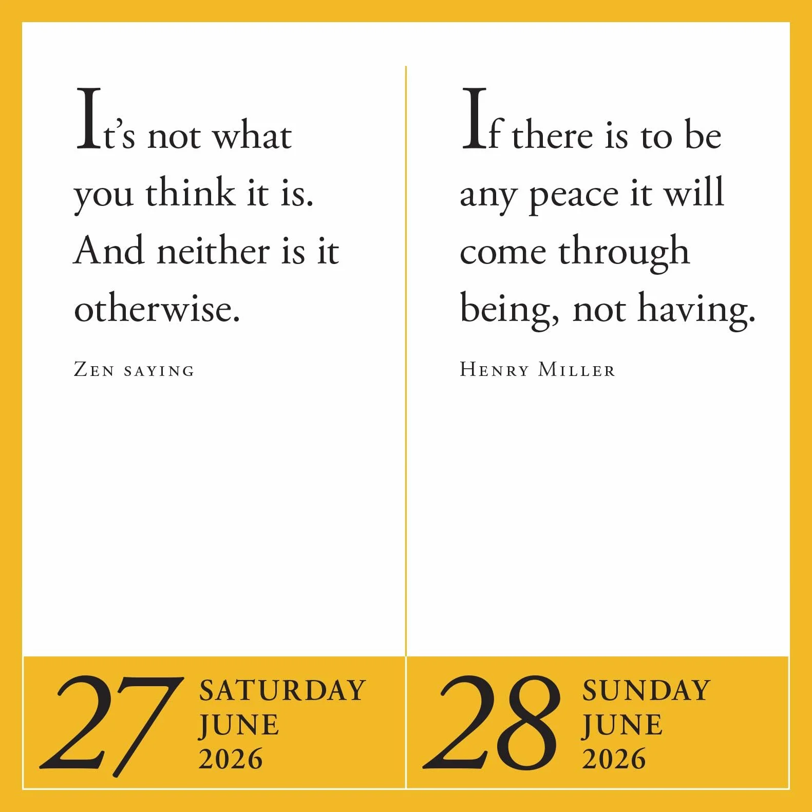 Year of Zen Page-A-Day® Calendar 2026: Sayings, Parables, Meditations & Haiku for 2026