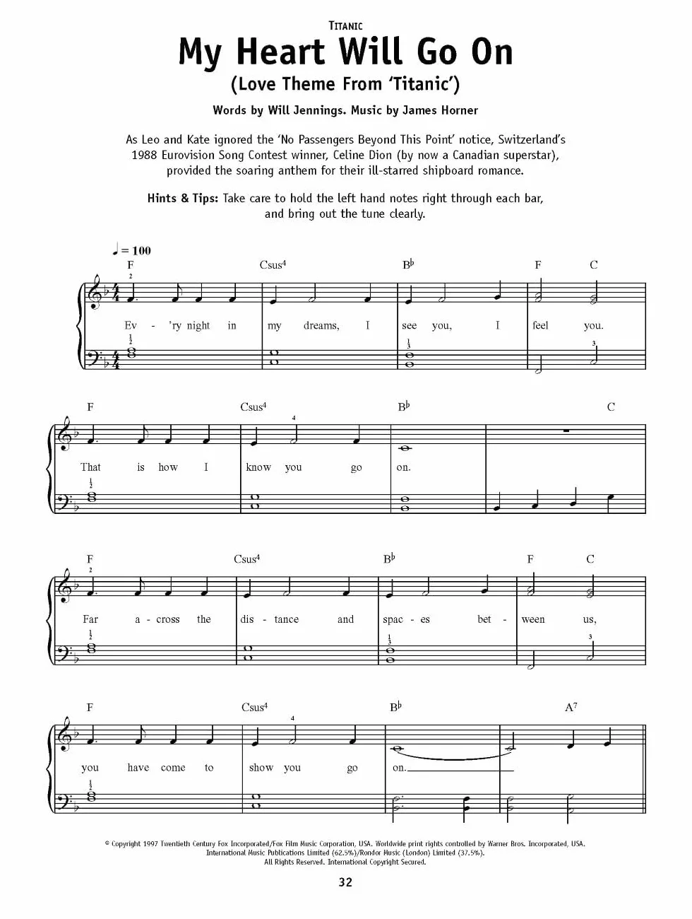 Really easy piano: film songs - piano