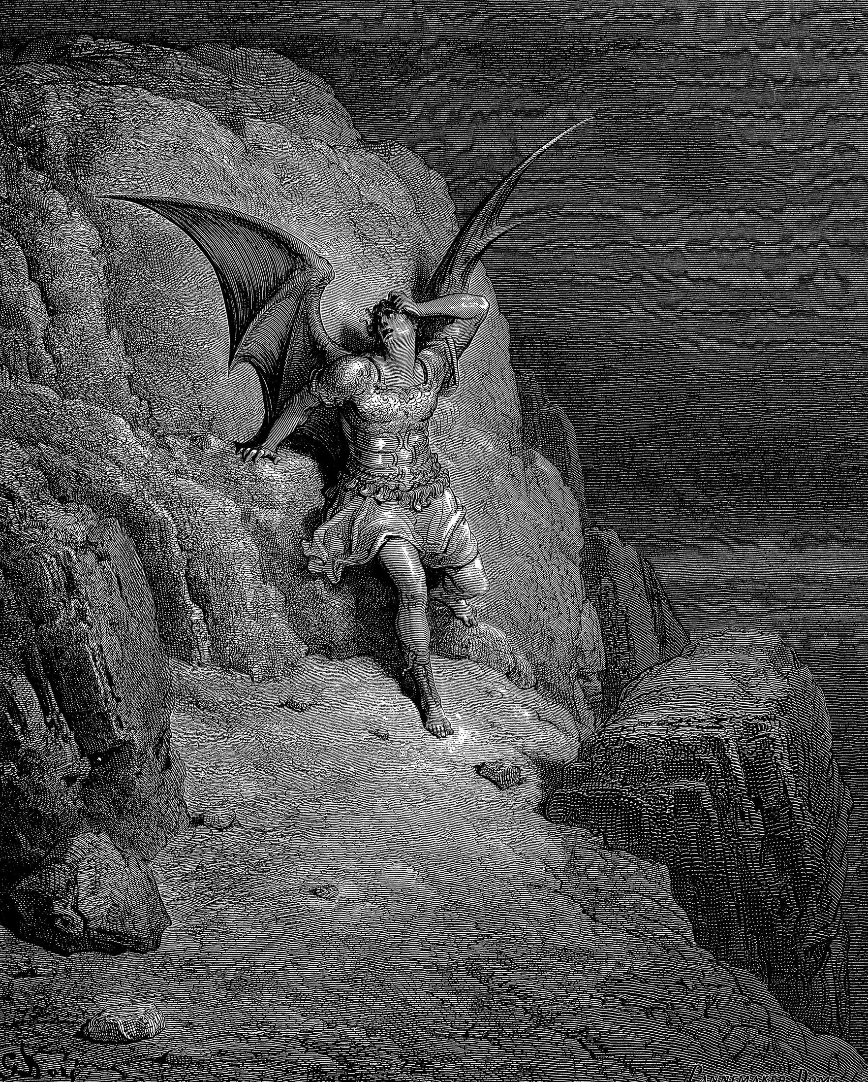 Dore's Illustrations for Paradise Lost