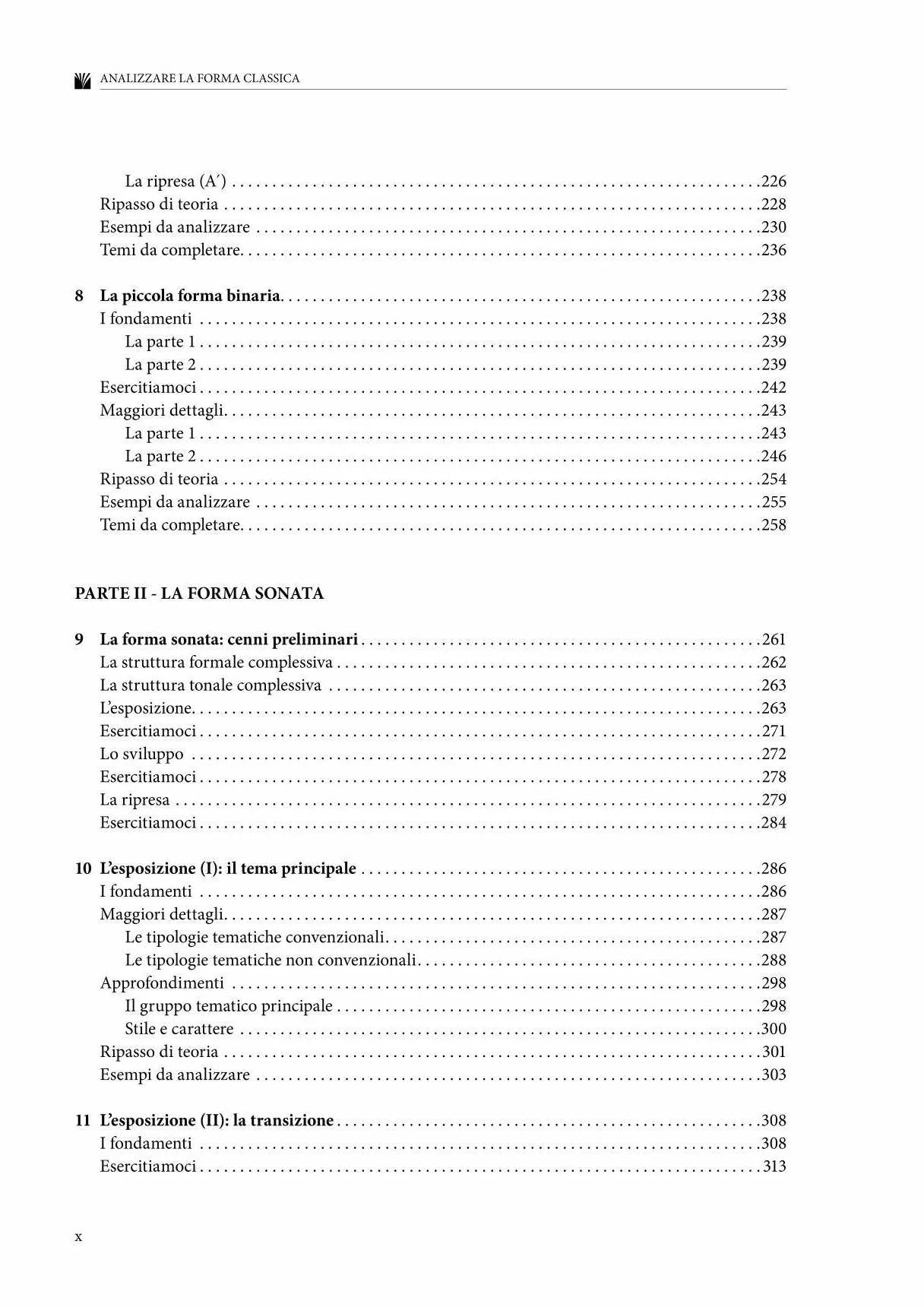 Analizzare la forma classica. Un manuale per gli studenti