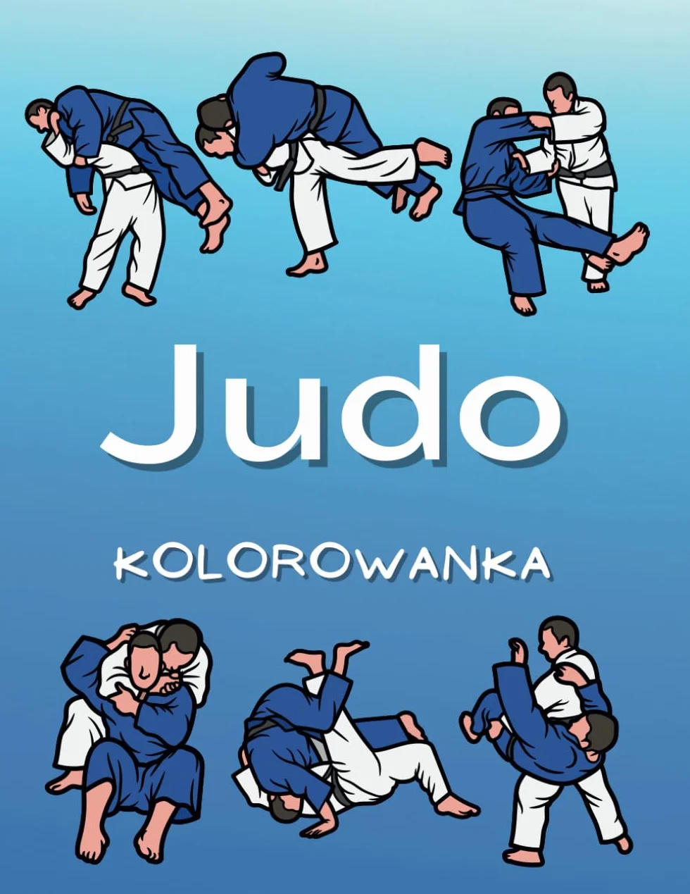 Kolorowanka Judo: dla dzieci w wieku od 2 do 16 lat