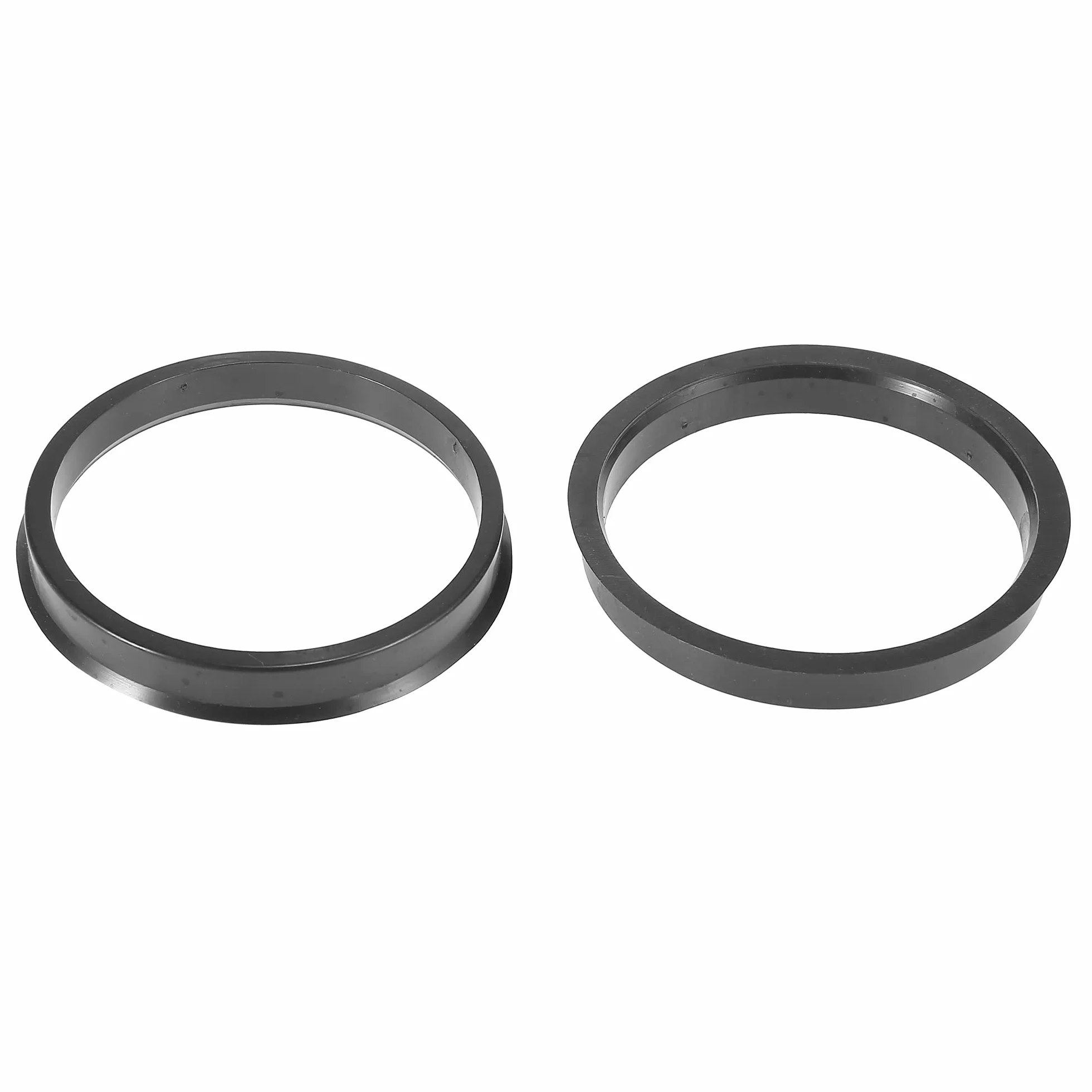 X AUTOHAUX 4 sztuki plastikowe pierścienie centrujące dystansowe 65,1-72,56mm Czarne