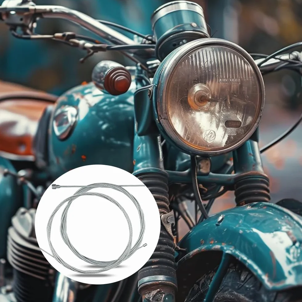 Zestaw naprawczy linek sprzęgła i hamulca motocyklowego 2m 9 złączek
