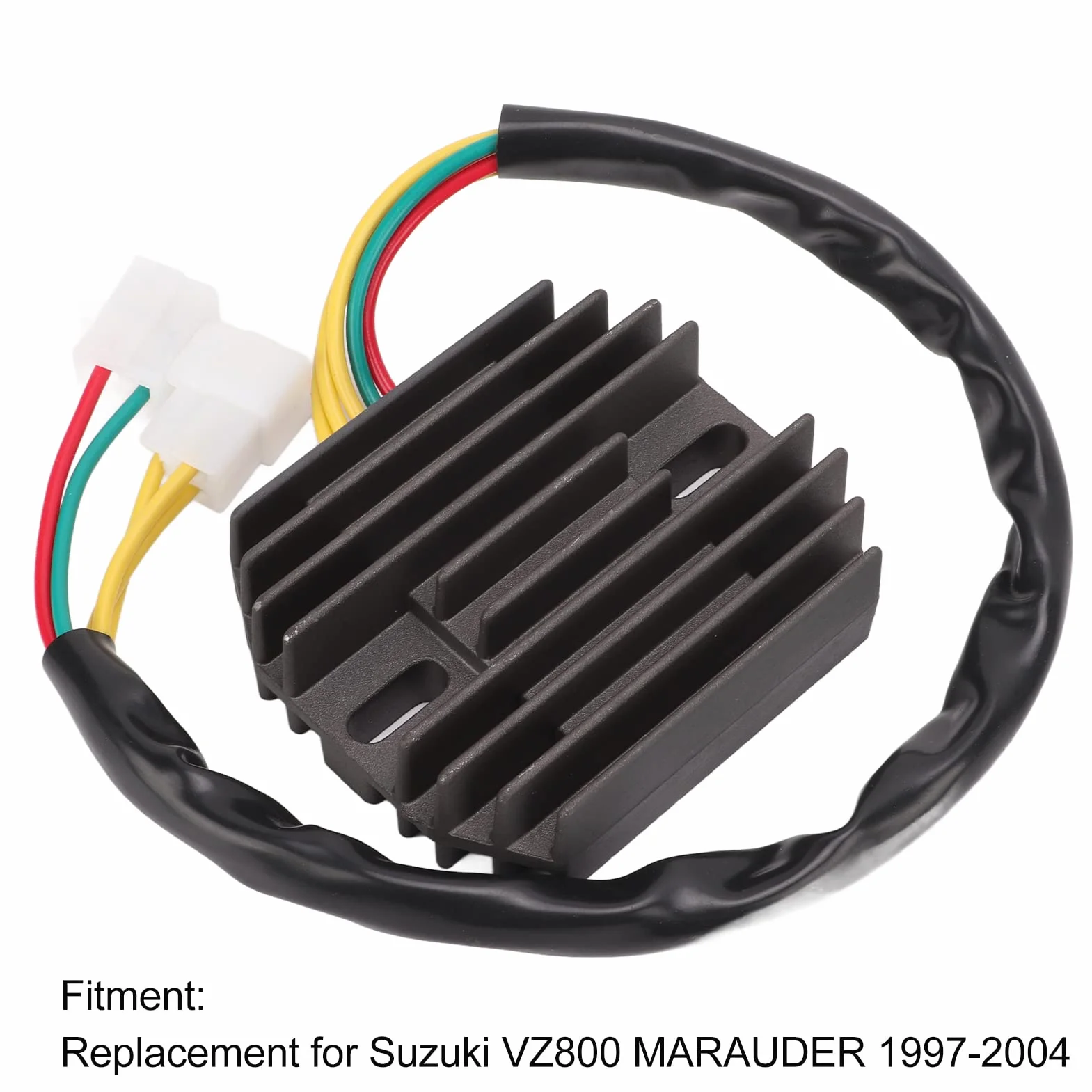 Regulator Napięcia Motocykla, 12V 5-przewodowy Regulator Napięcia Prostownik Zamiennik Akcesoriów Motocyklowych dla VZ800 MARAUDER 1997-2004