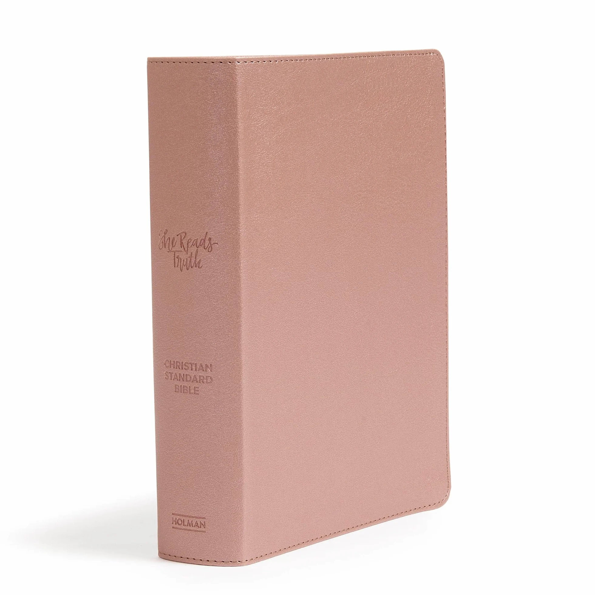 CSB She Reads Truth Bible, Rose Gold Leathertouch: Notetaking Space, Devotionals, Reading Plans, Easy-To-Read Font