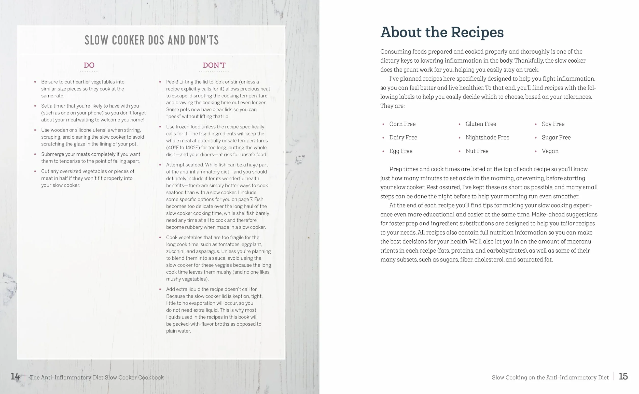 The Anti-Inflammatory Diet Slow Cooker Cookbook: Prep-And-Go Recipes for Long-Term Healing