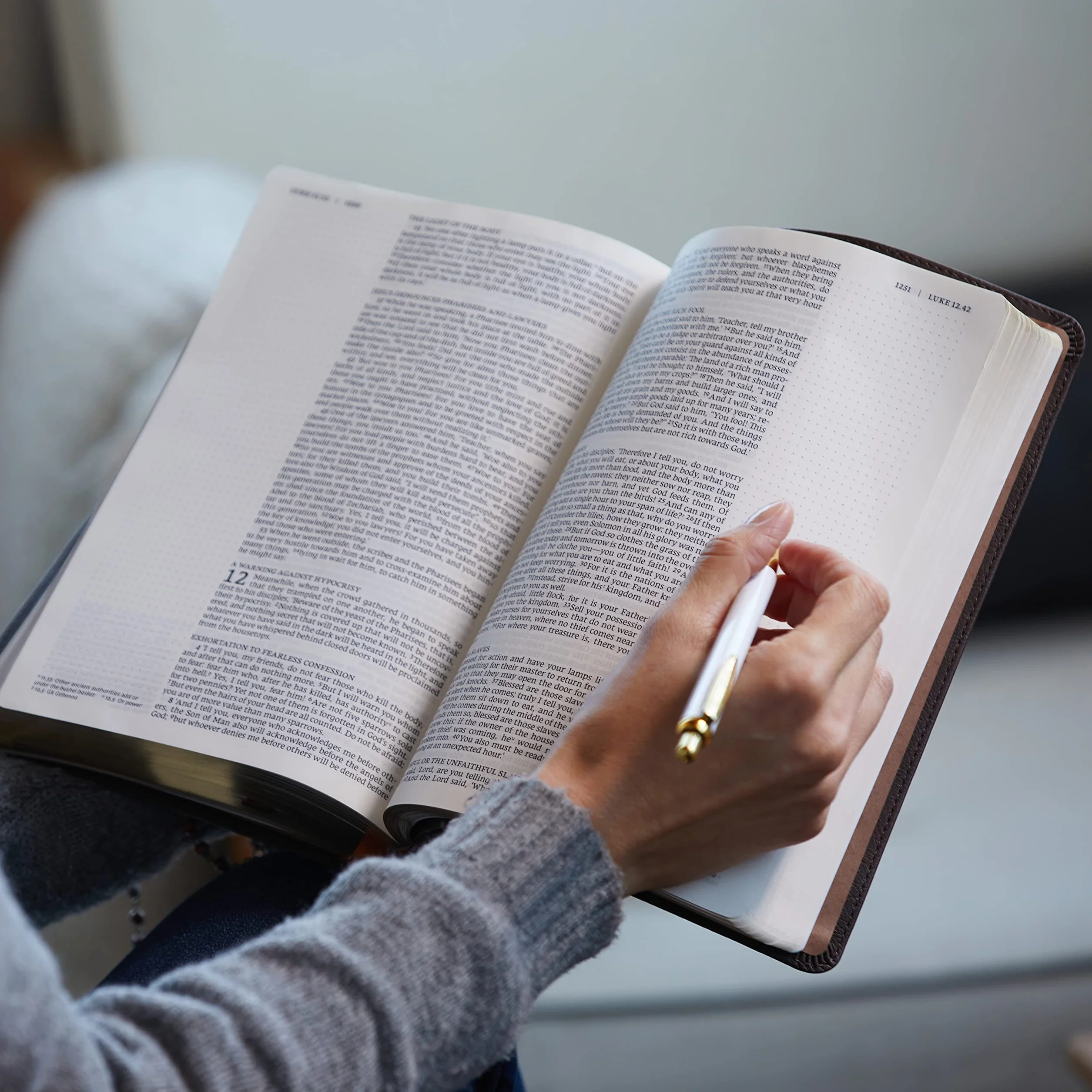 Nrsv, Catholic Bible, Journal Edition, Leathersoft, Brown, Comfort Print: Holy Bible