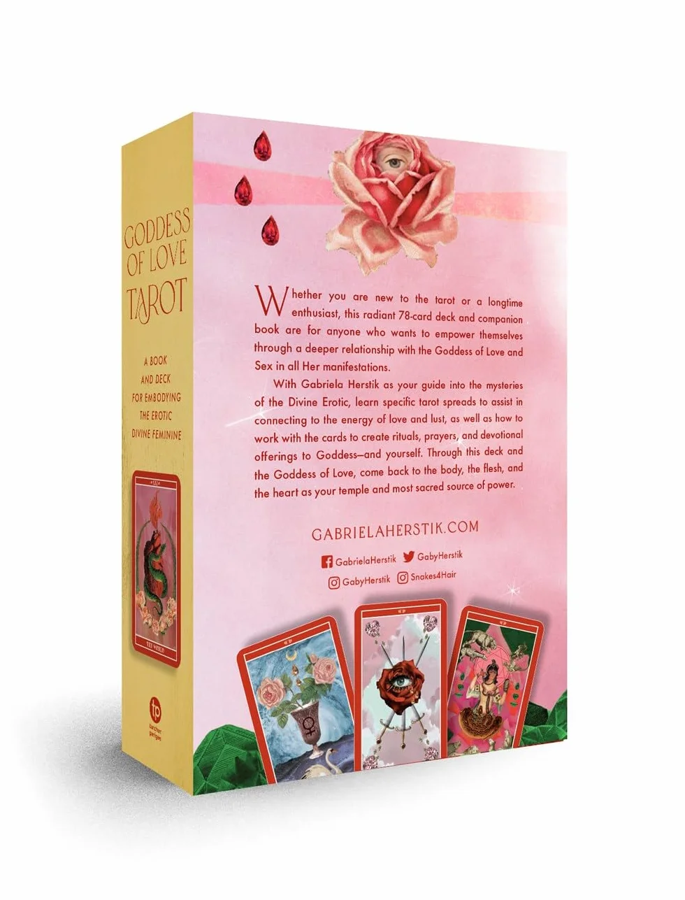 Goddess of Love Tarot: A Book and Deck for Embodying the Erotic Divine Feminine