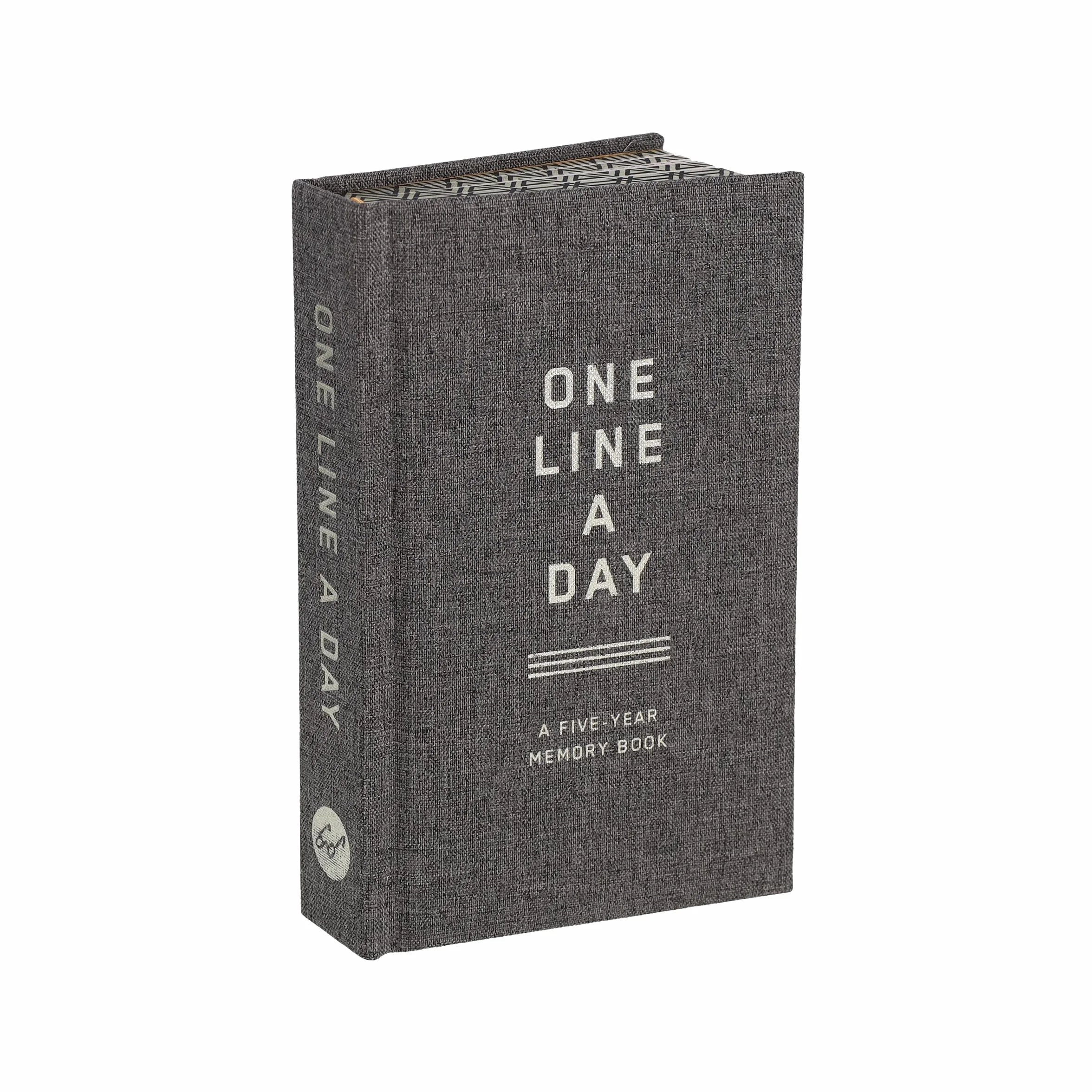 Charcoal Canvas One Line a Day: A Five-Year Memory Book