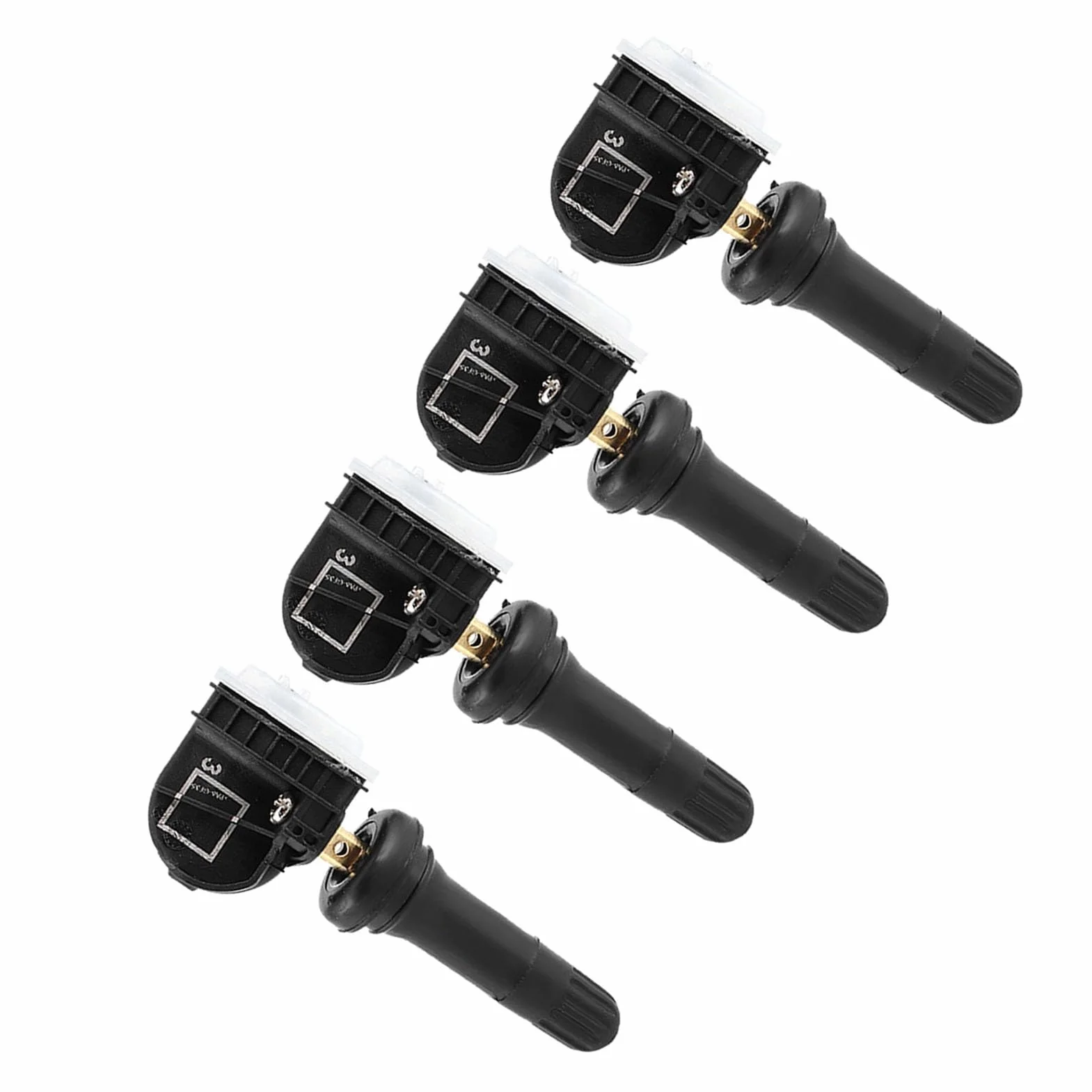 Czujnik Ciśnienia w Oponach TPMS Zestaw 4 Szt. Zawór Elektroniczny