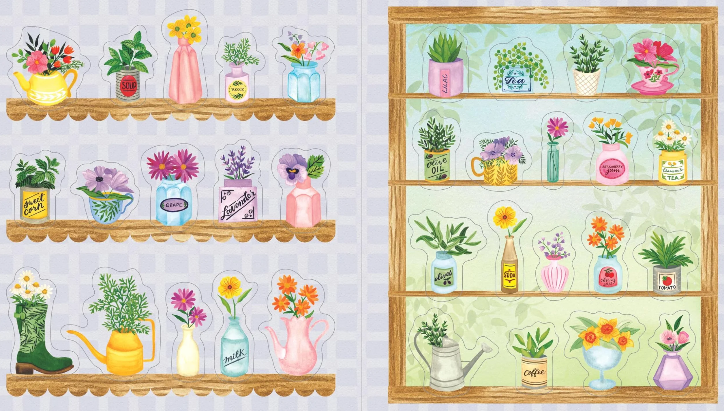 A Plant Lover's Sticker Book