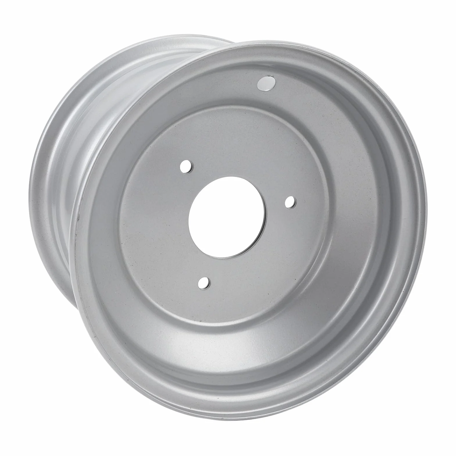 8-calowa Piasta Koła Stop Aluminium 3 Otwory Mocna Konstrukcja Obręcz Koła do Wózka ATV Kart Elegancki Wygląd Ulepsz Swój Pojazd (Szerokość z tyłu 170 mm / 6,7 cala)
