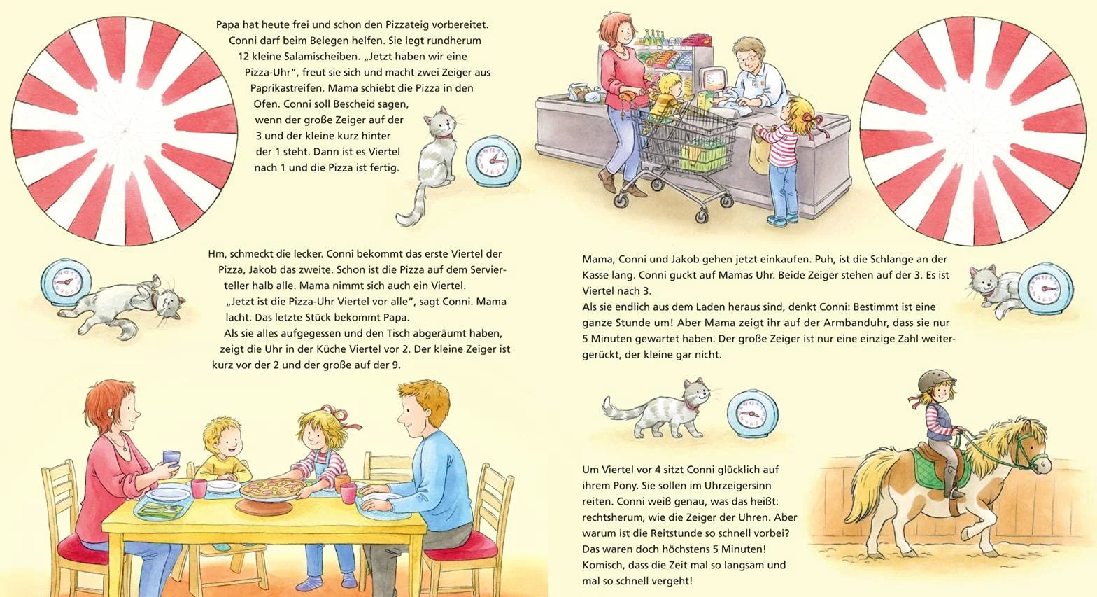 Conni-Bilderbücher: Conni lernt die Uhrzeit: Kinderbeschäftigung ab 5 Jahren
