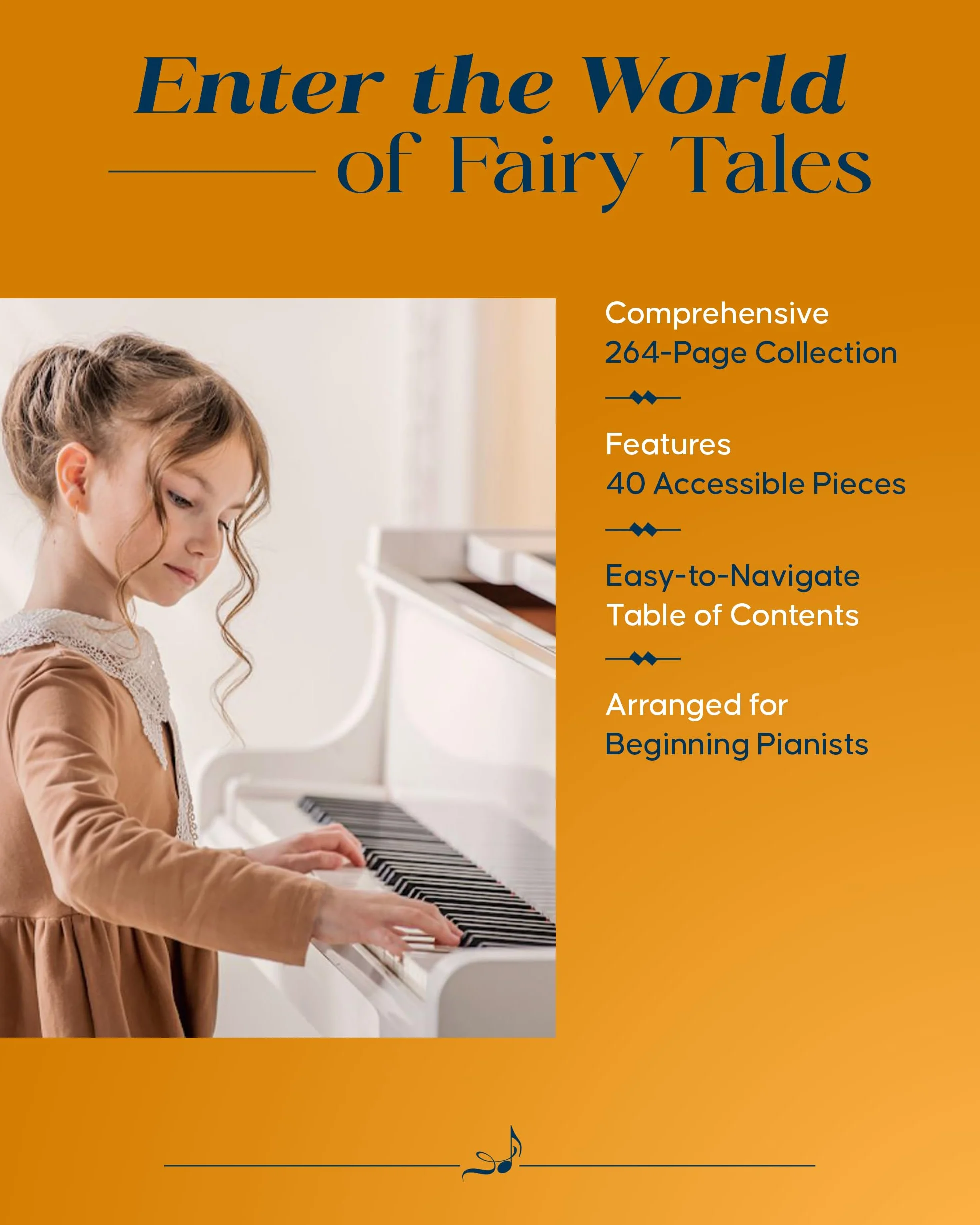 The 40 Most-Streamed Disney Songs: Easy Disney Piano Sheet Music Songbook for Beginners: For Easy Piano