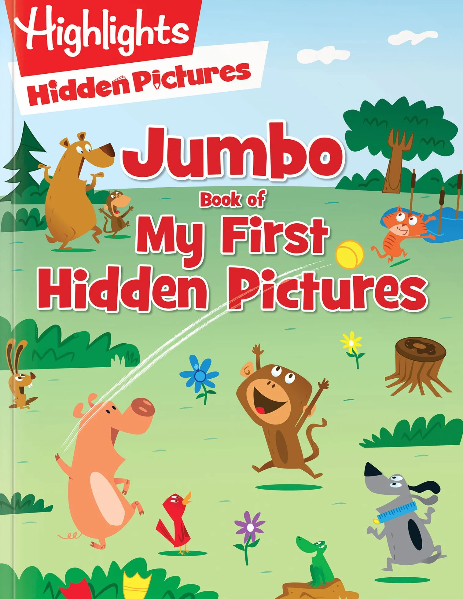 Jumbo Book of My First Hidden Pictures: 115+ Hidden Pictures Puzzles in Highlights Activity Book, Seek and Find Puzzles for Kids 3+