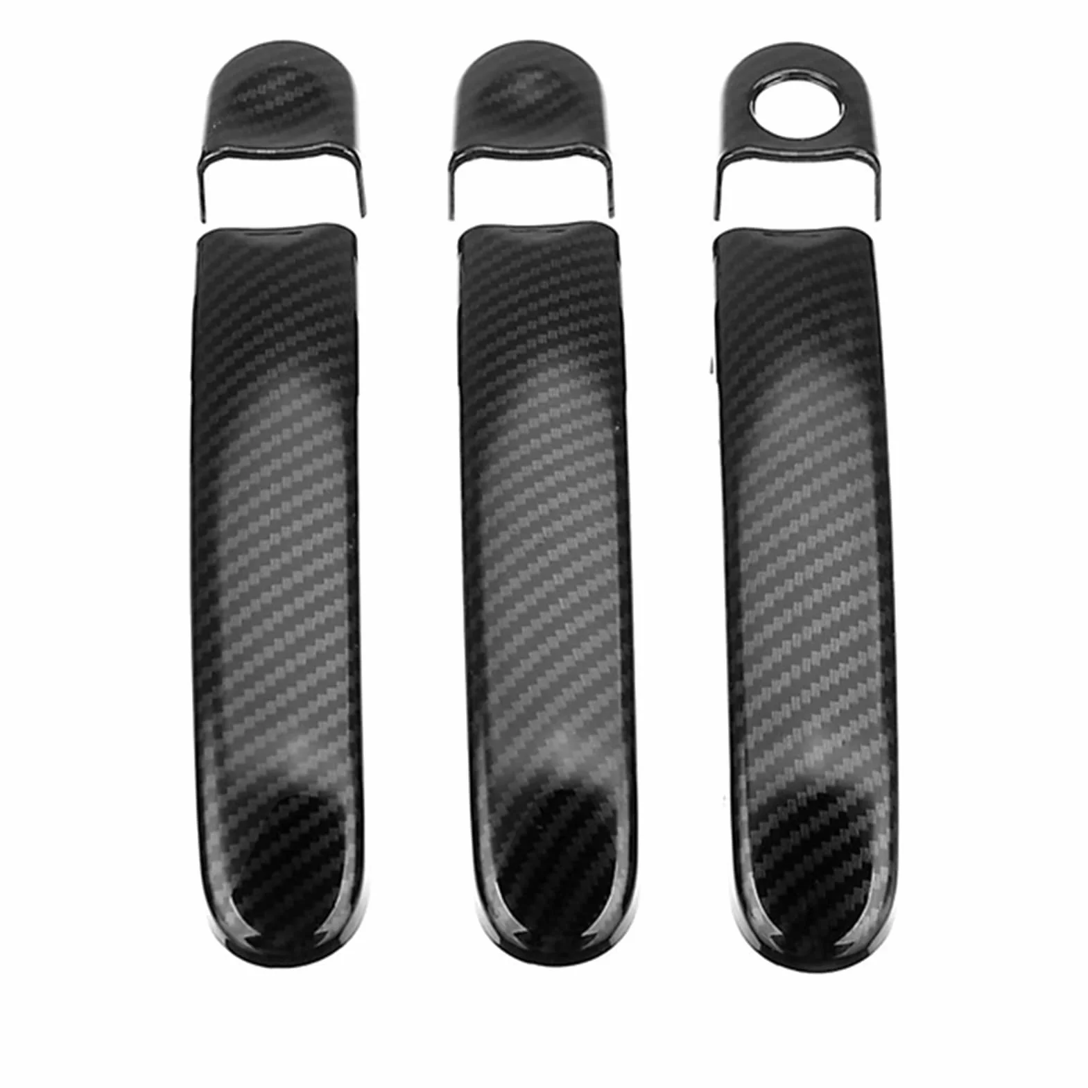 Viviance Zestaw 6 uchwytów Abs Carbon, 3 szt., kompatybilny z VW Transporter T5 T6 Caddy, kompatybilny z Vans