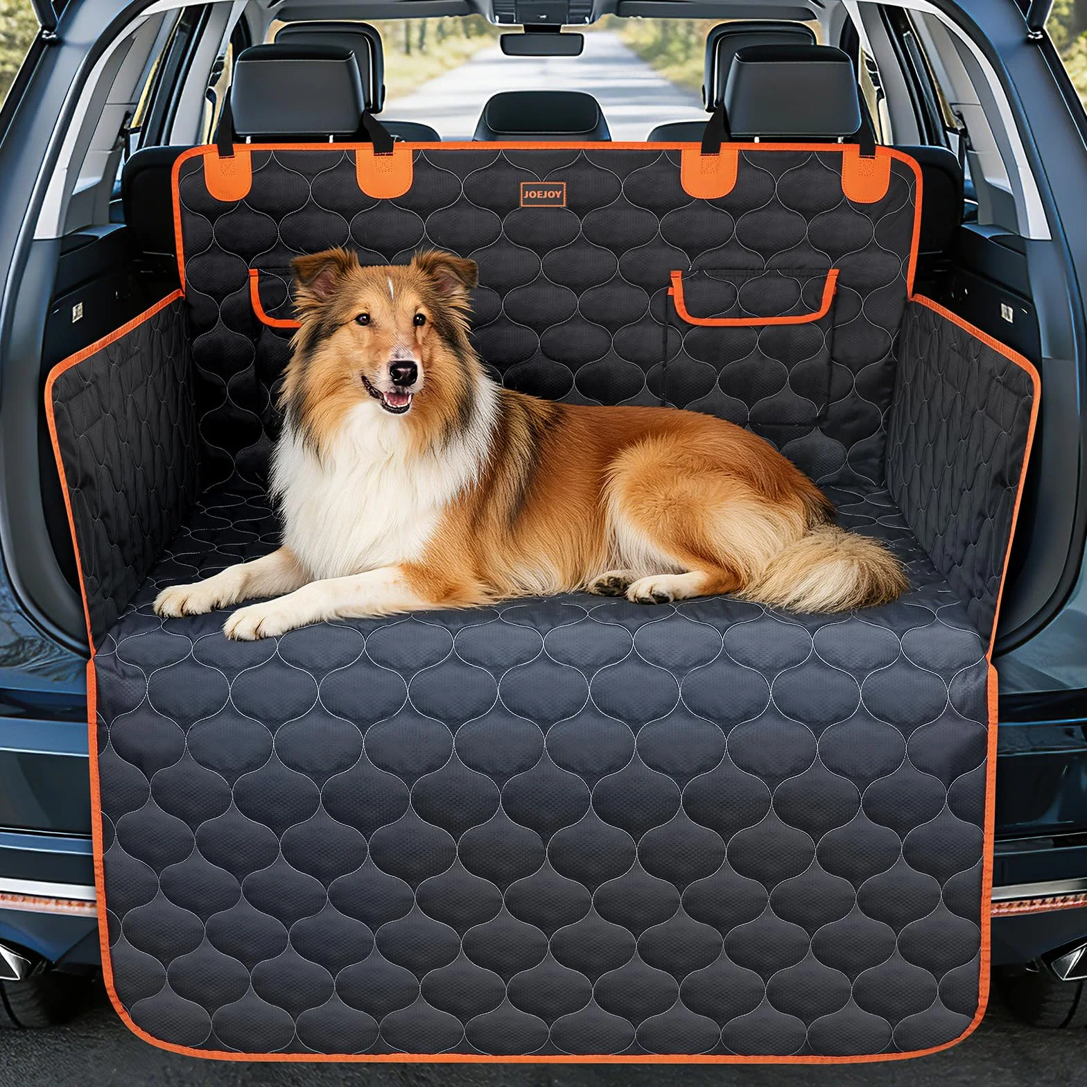JOEJOY Ochraniacz na Bagażnik Dla Psa, Mata Ochronna Wodoodporna Odporna Na Zarysowania