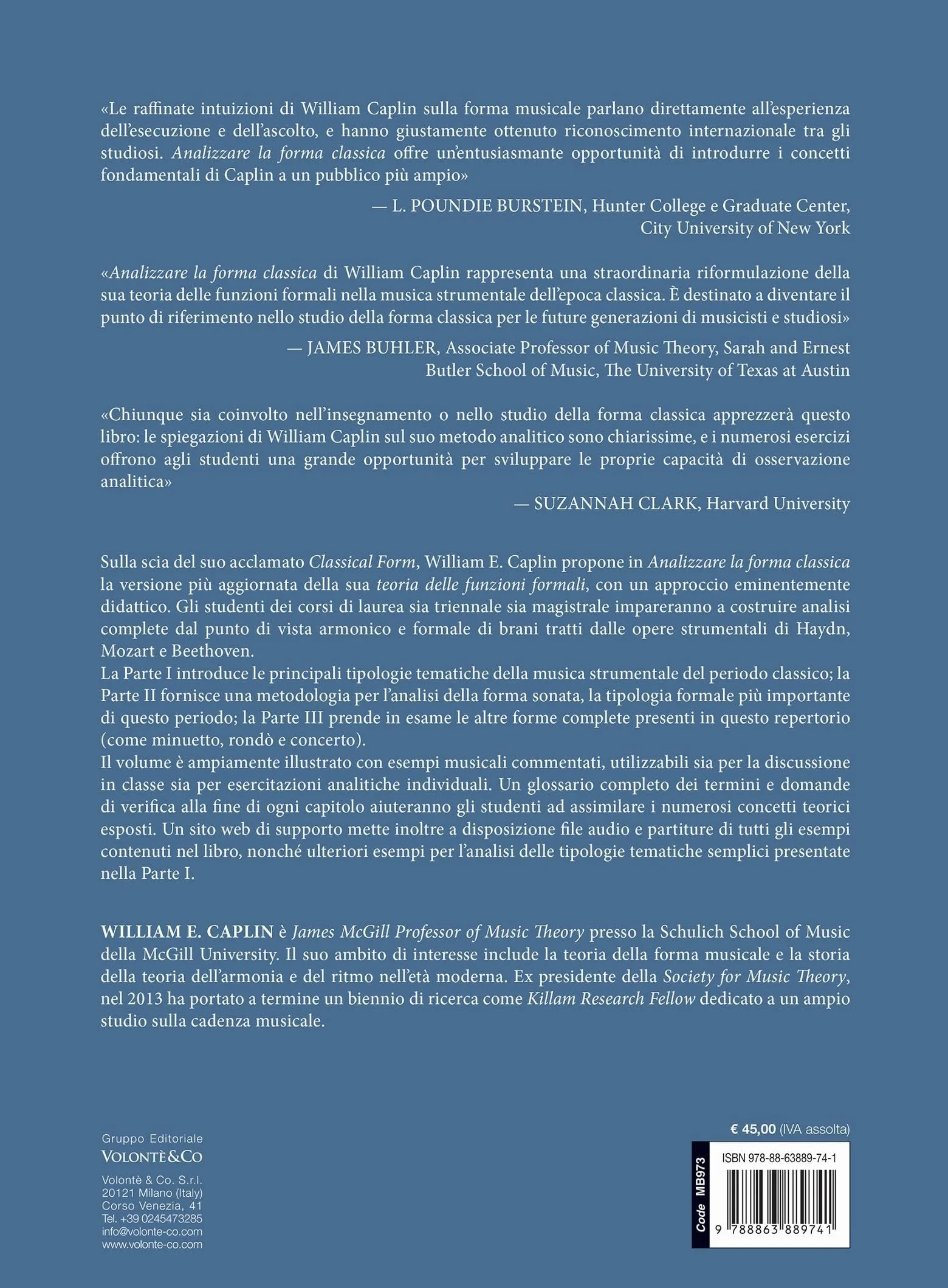 Analizzare la forma classica. Un manuale per gli studenti