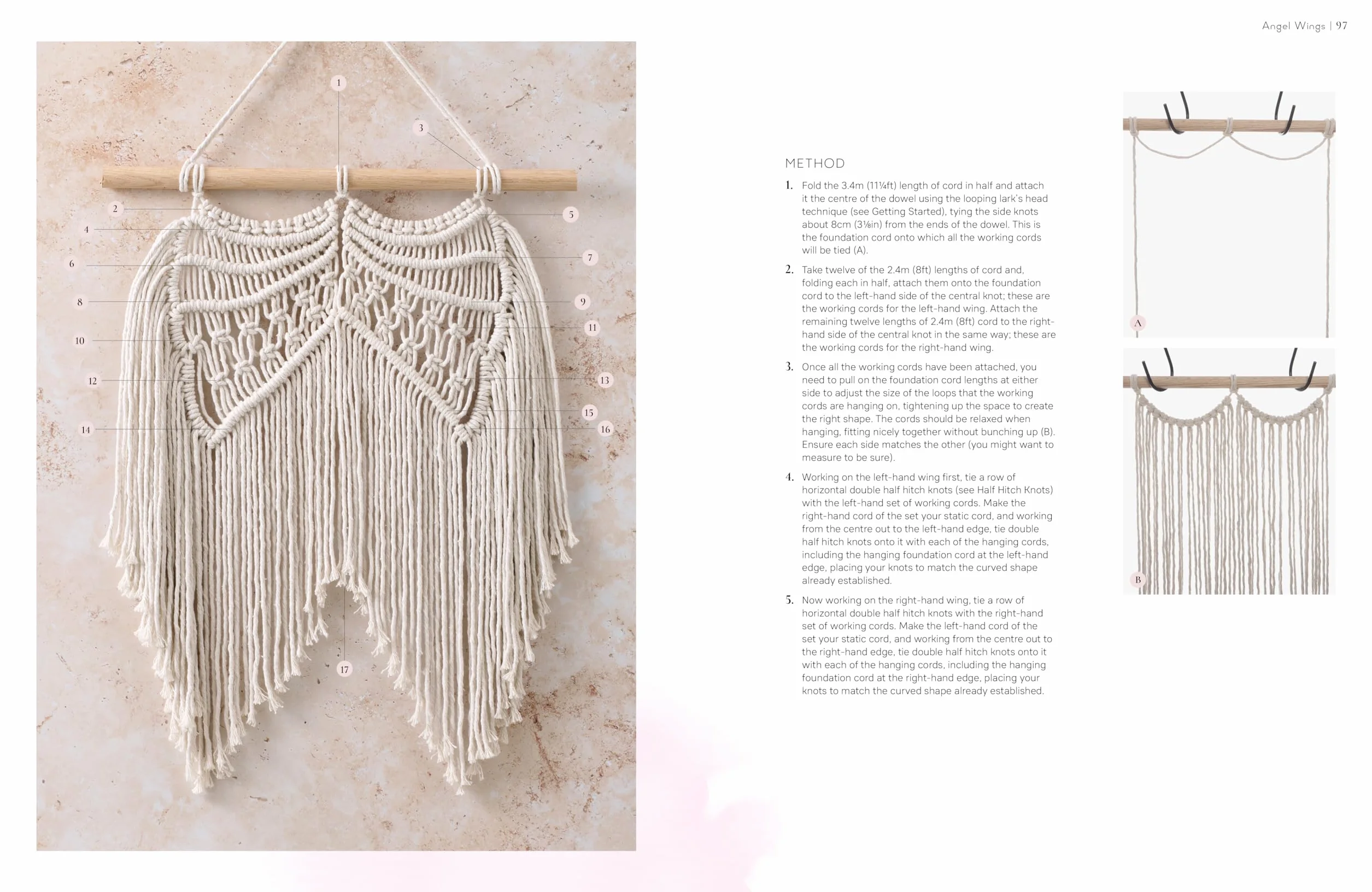 The Macrame Bible: The Complete Reference Guide to Macrame Knots, Patterns, Motifs and More