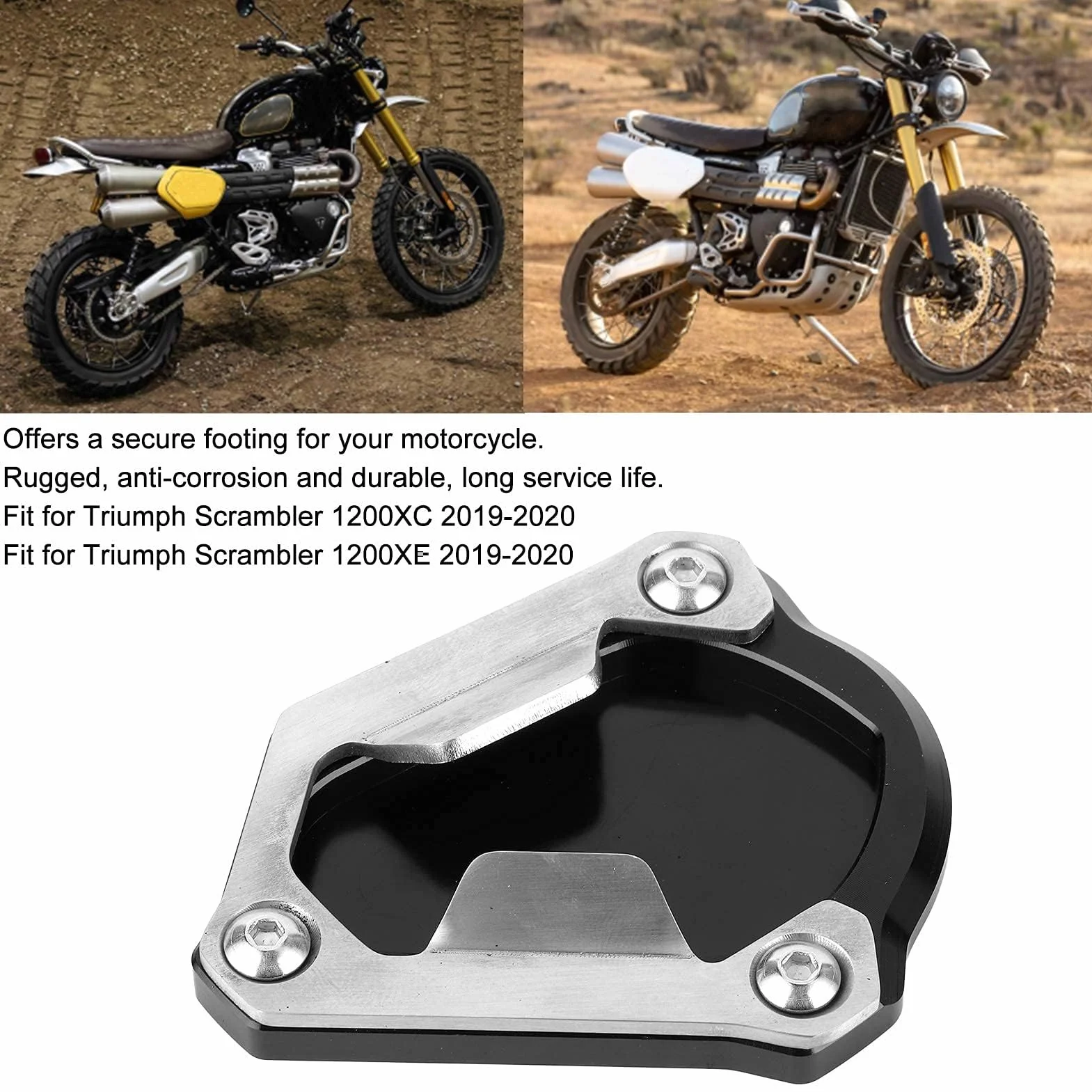 Aramox Podkładka boczna do Scrambler 1200XC 1200XE 2019-2020