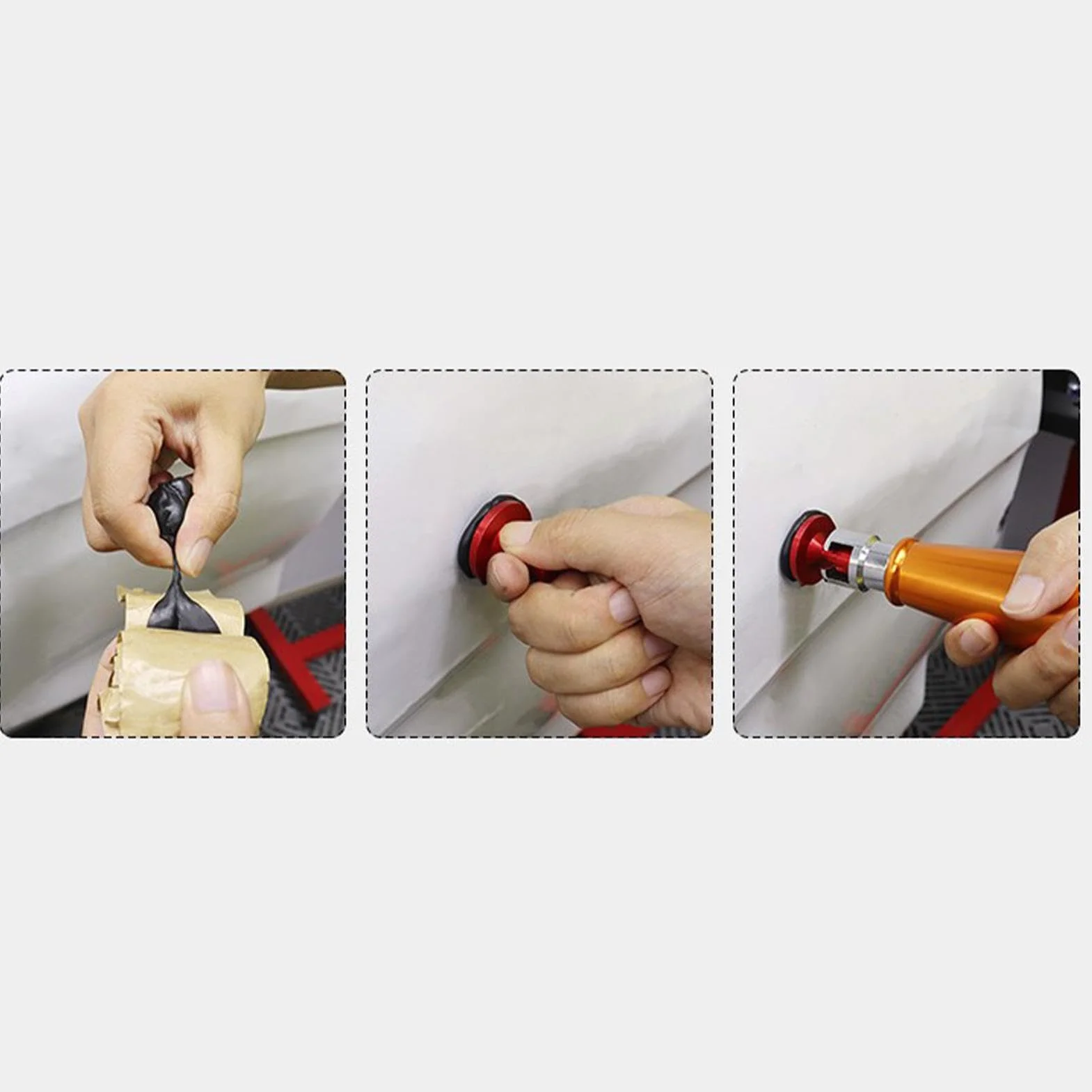 Cold Glue Dent Removal, Car Body Repair Glue, Cold Glue Adhesive Fast Repair, Compact Adhesive Repair Tool, Effective Dent Puller Glue Automotive, Easy To Use, Portable for Efficient Car Body Repair