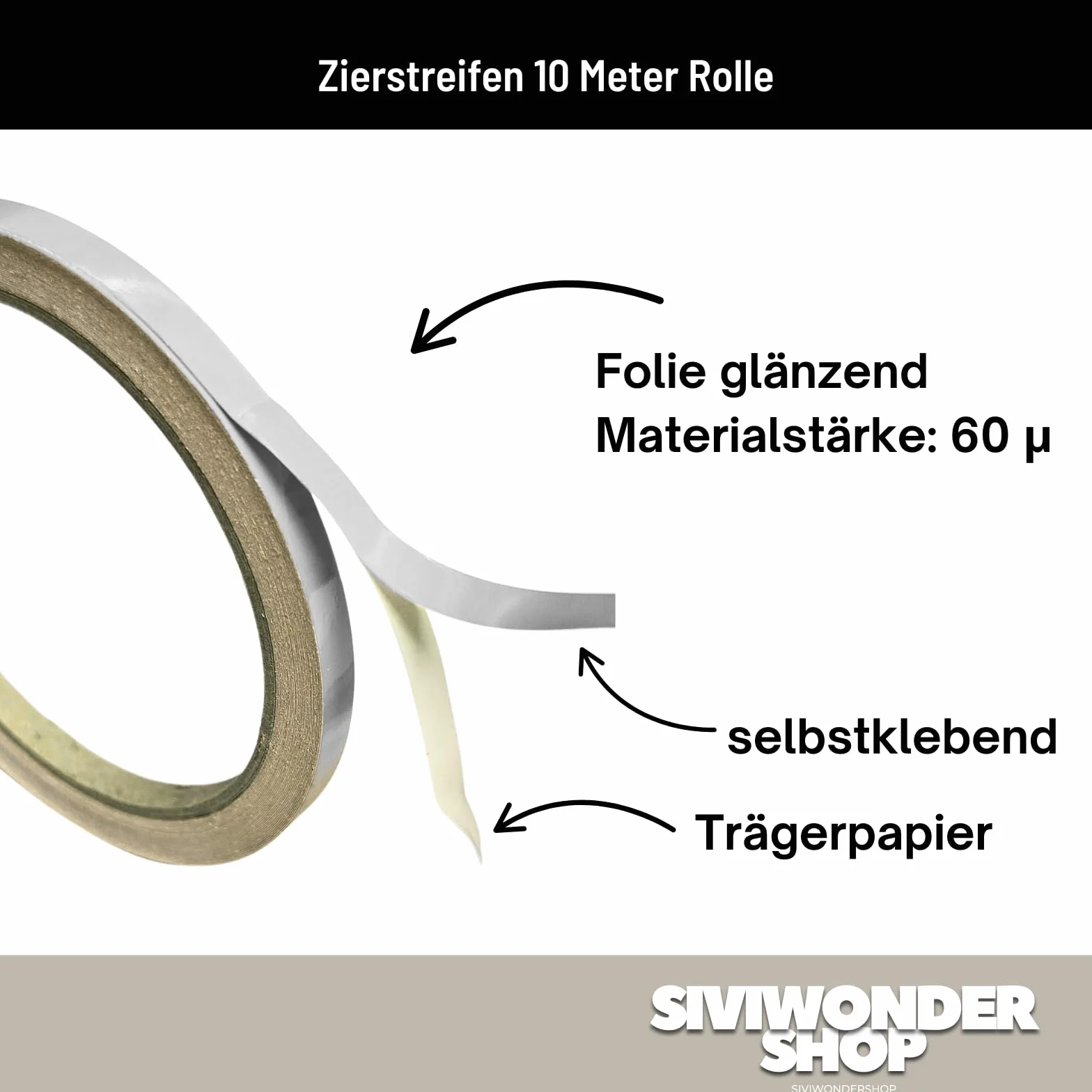 Paski ozdobne białe połysk 5 mm szerokości i 10 m długości do samochodów, łodzi, Jetski modelarstwa taśma klejąca taśma dekoracyjna