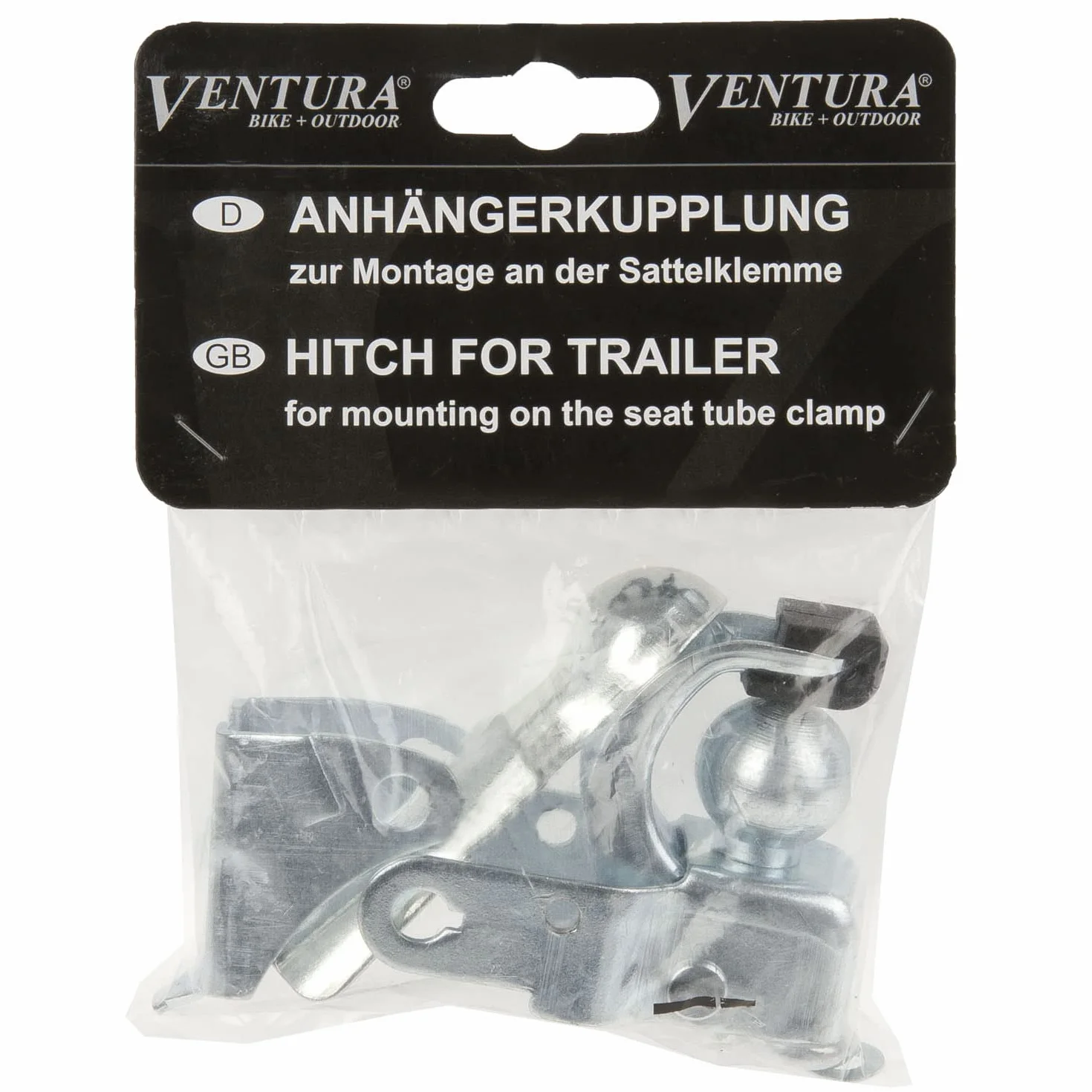 Trailer Hitch Steel Zinc Coated Seat Tube Clamp VENTURA