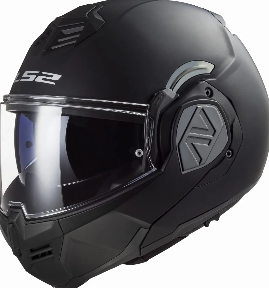 LS2 Modułowy kask motocyklowy ADVANT solid black mat L