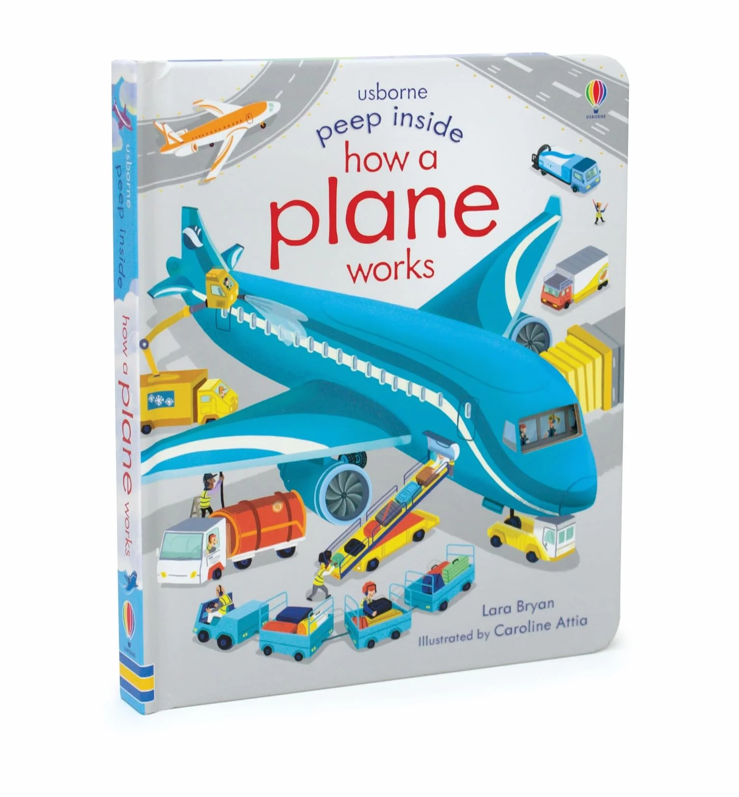 Peep Inside How a Plane Works (Board book)