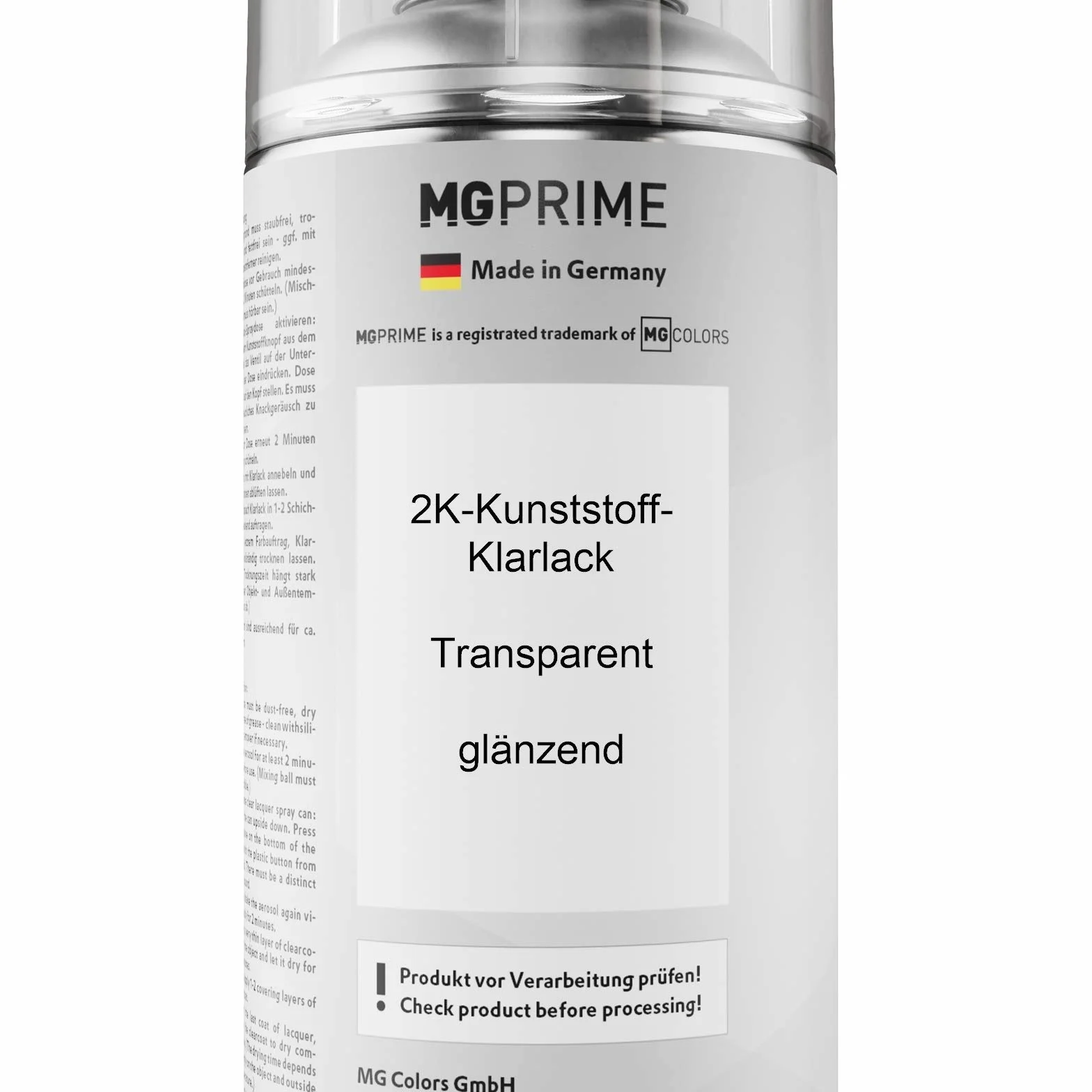 2K Lakier bezbarwny do czesci plastikowych Lakier samochodowy w sprayu puszka blyszczaca HS 400 ml