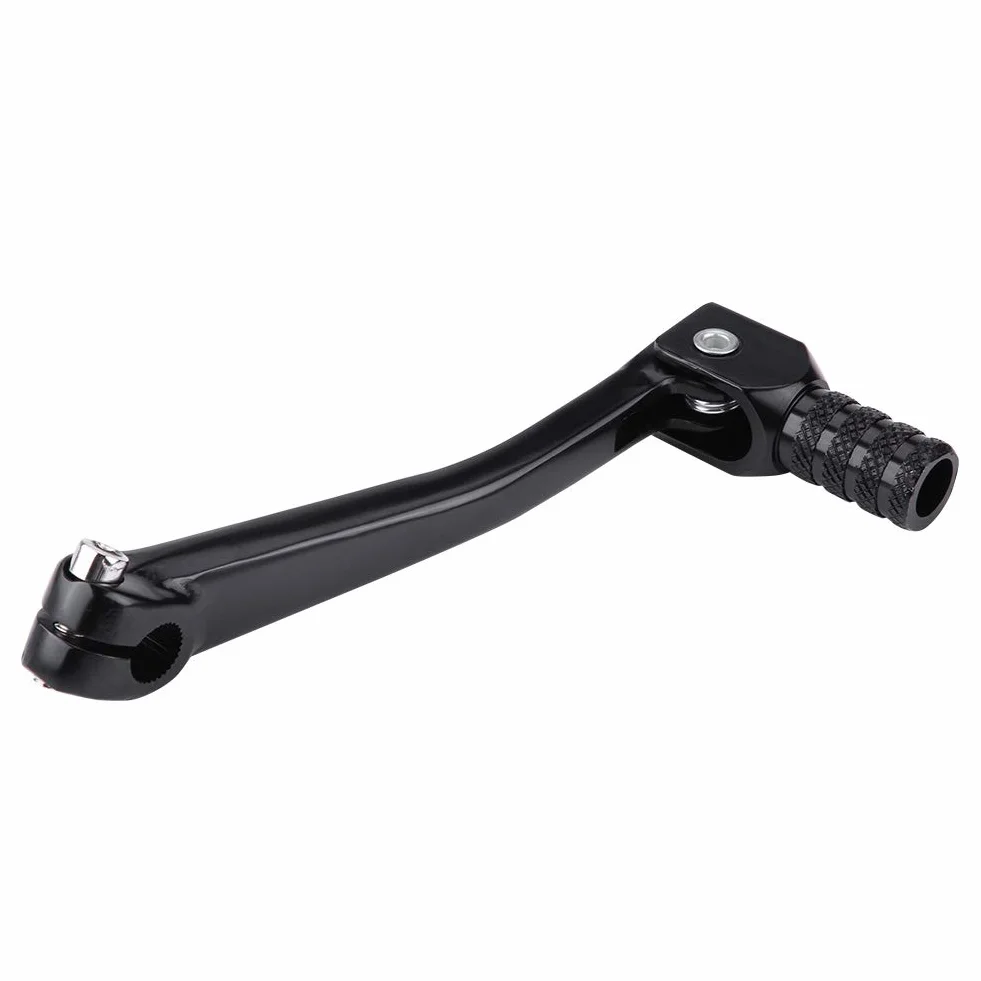 Składana Dźwignia Zmiany Biegów, Motocykl ze Stopu Aluminium CNC Dirt Bike ATV Dźwignia Zmiany Biegów do 4 Suwów Dirt Bike Pitbike Motocykl(czarny)