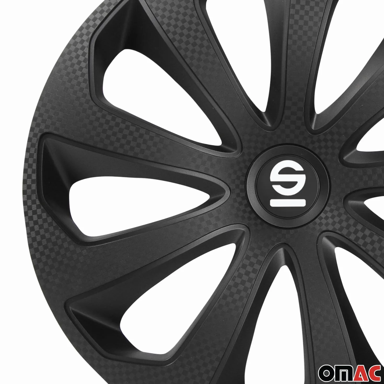 Zestaw Sparco osłony na koła Sicilia 40 cm czarny/węgiel