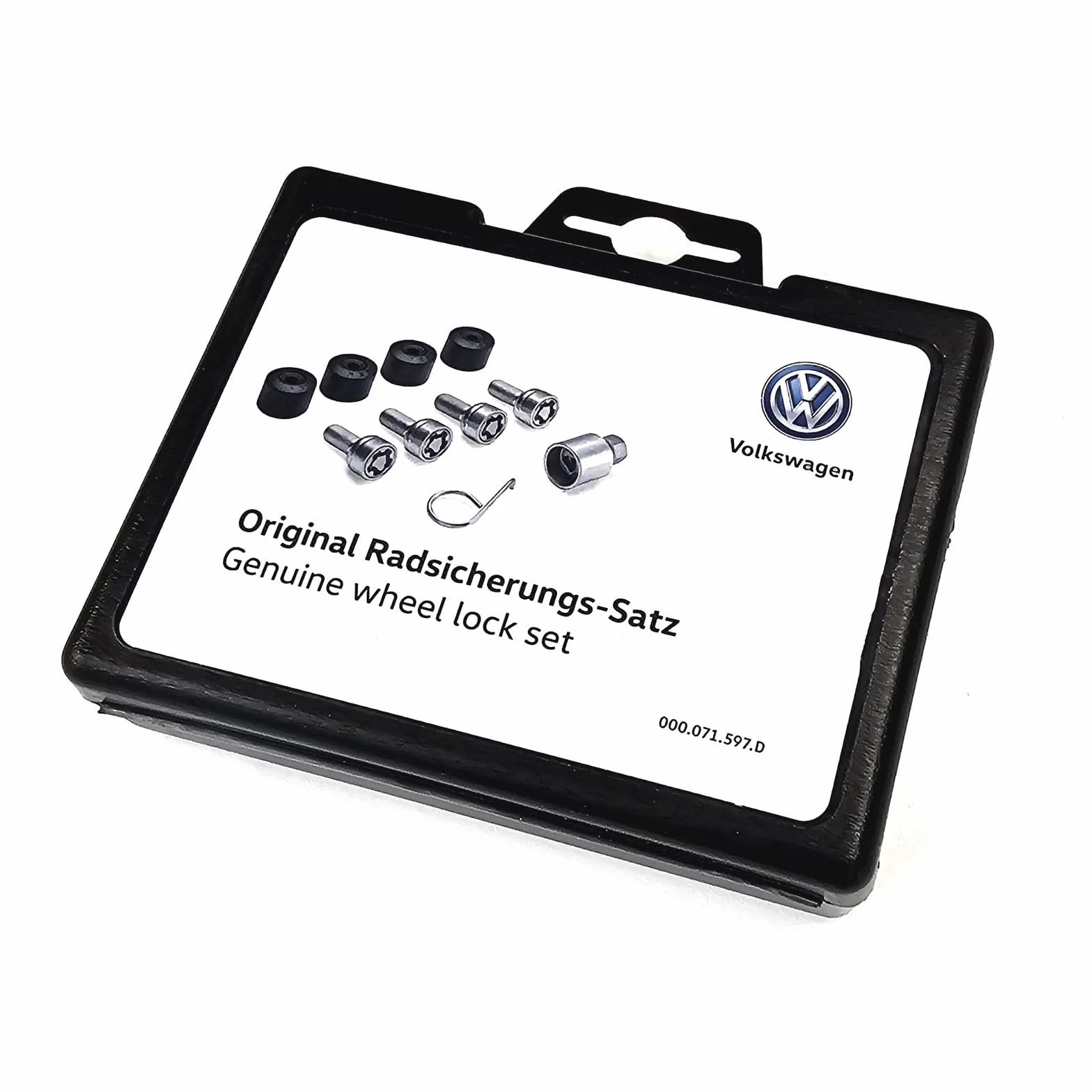 Volkswagen 000071597D Radschrauben M14 Felgenschloß Radschloß, 4 Stück