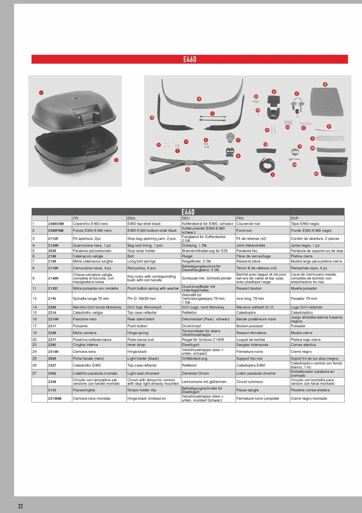 Givi Z214 reflektor