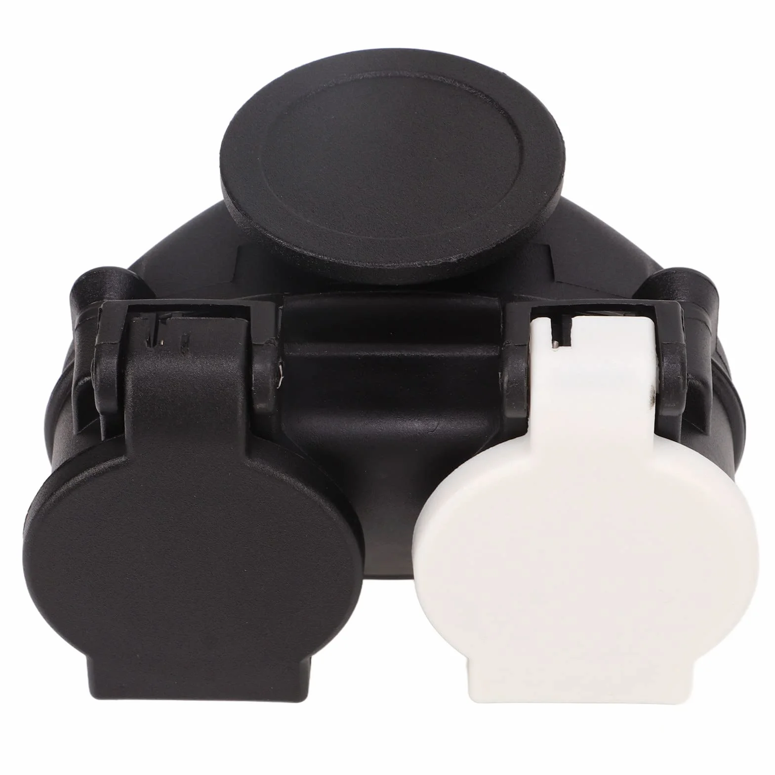 Adapter do Konwersji Gniazda Przyczepy, 13-pinowy na 7-pinowy Adapter Wtyczki Przyczepy Adapter do Konwersji Wtyczki z Podwójnym Gniazdem dla Wszystkich Wtyczek Przyczepy