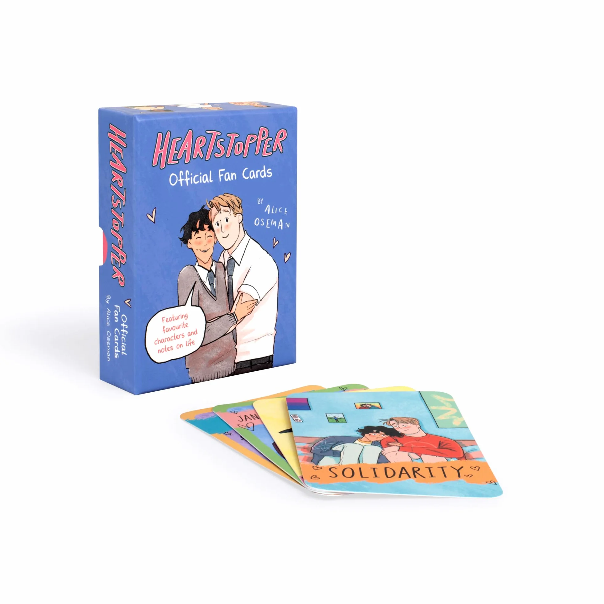 Heartstopper Official Fan Cards: Featuring characters from the graphic novels and Netflix show!