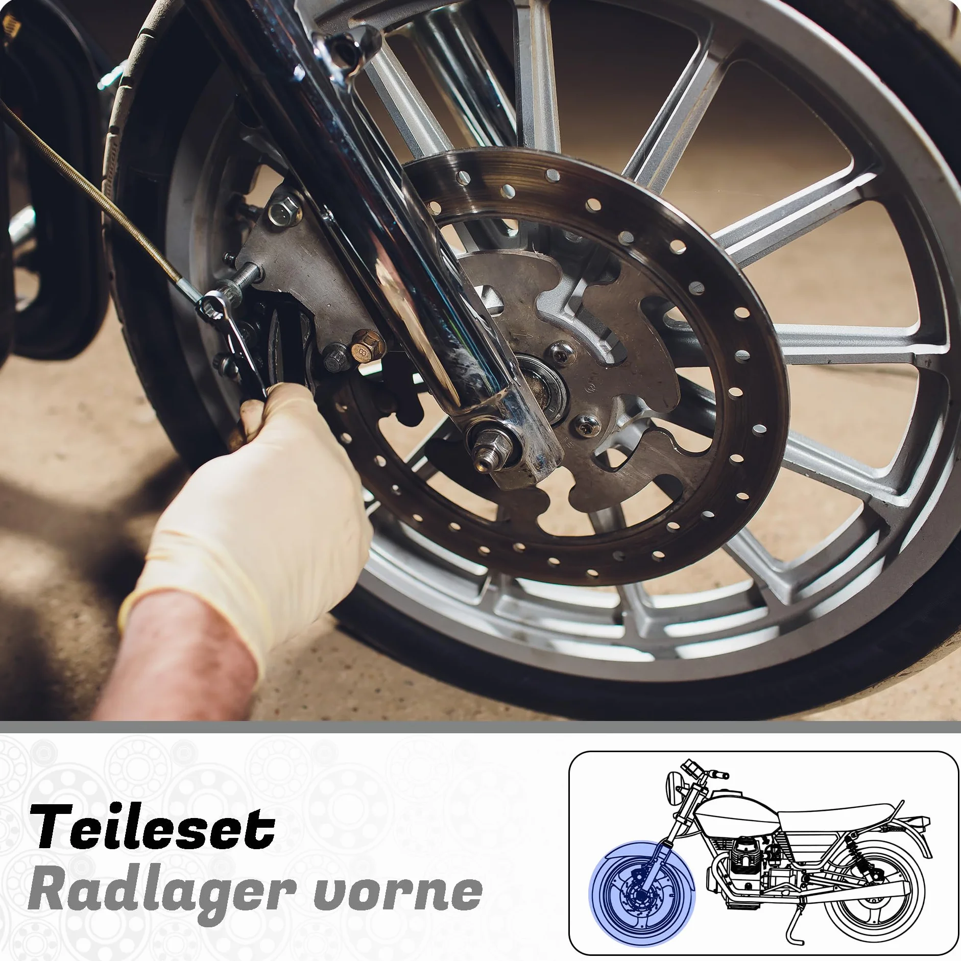 Łożysko koła przednie pasujące do Suzuki BURGMAN DR TS-R